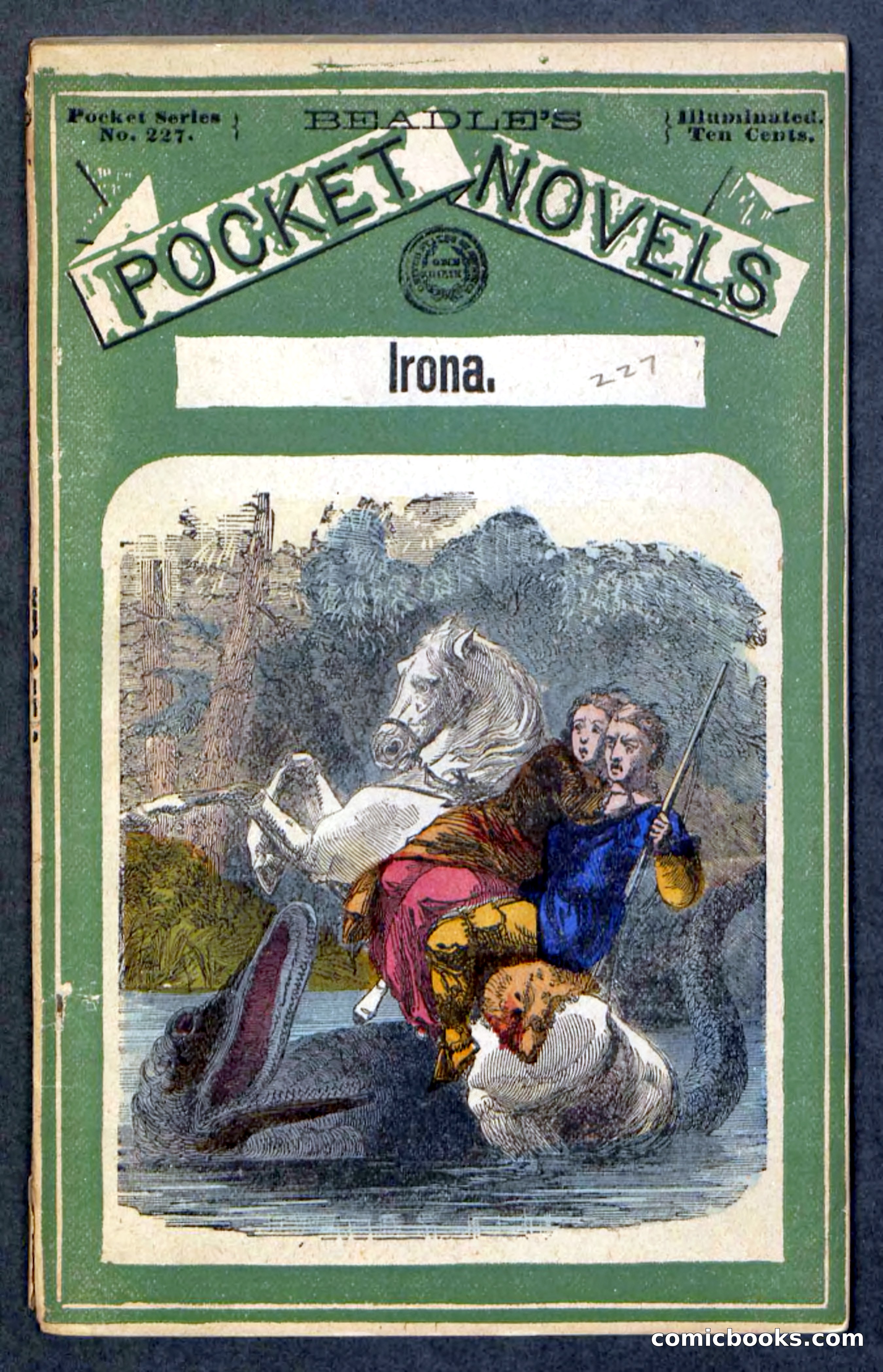 Beadle's Pocket Novels No. 227: Irona — page 1 of 100
