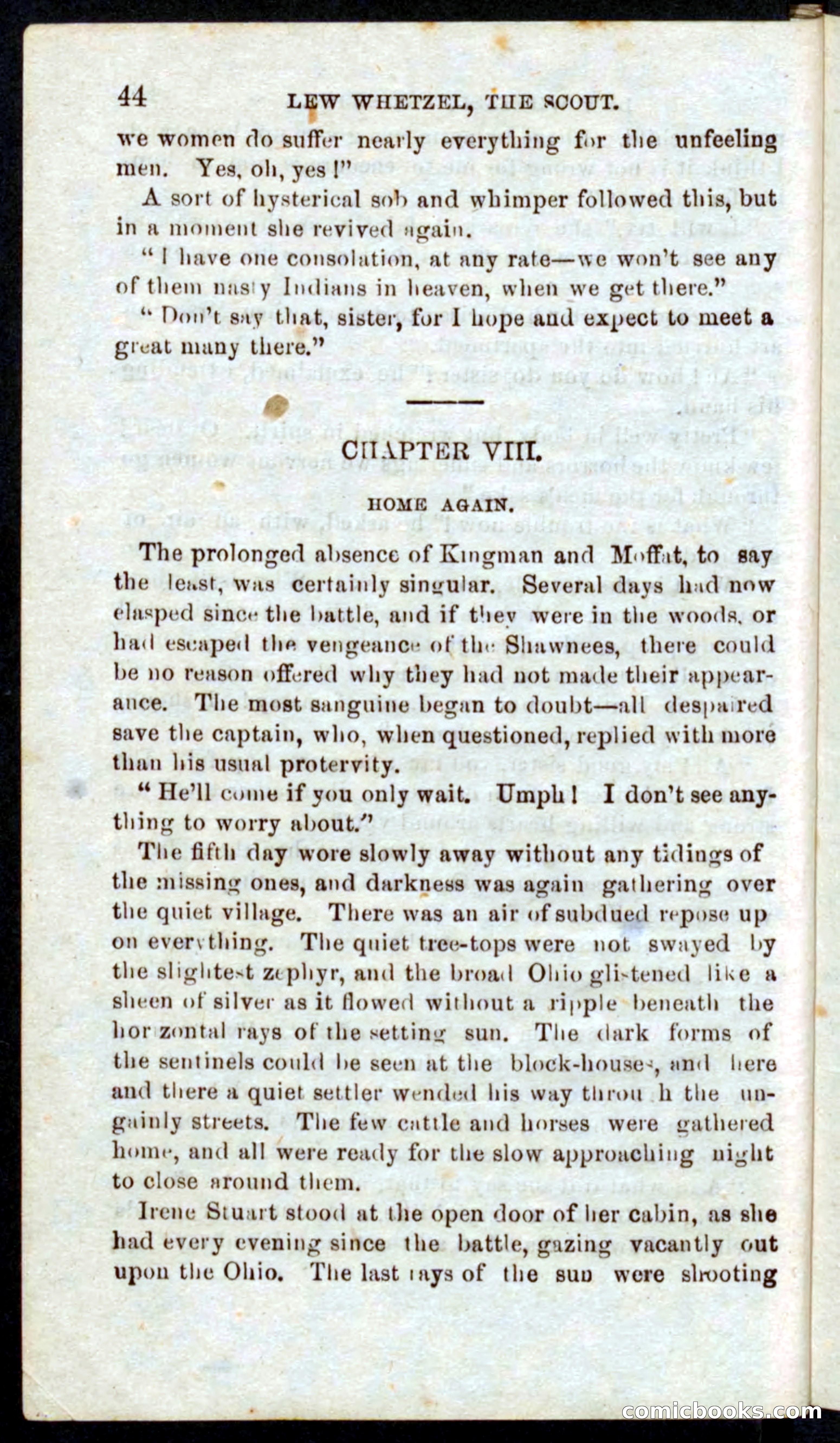 Beadle's Pocket Novels No. 39: Wetzel, the Scout — page 40 of 100