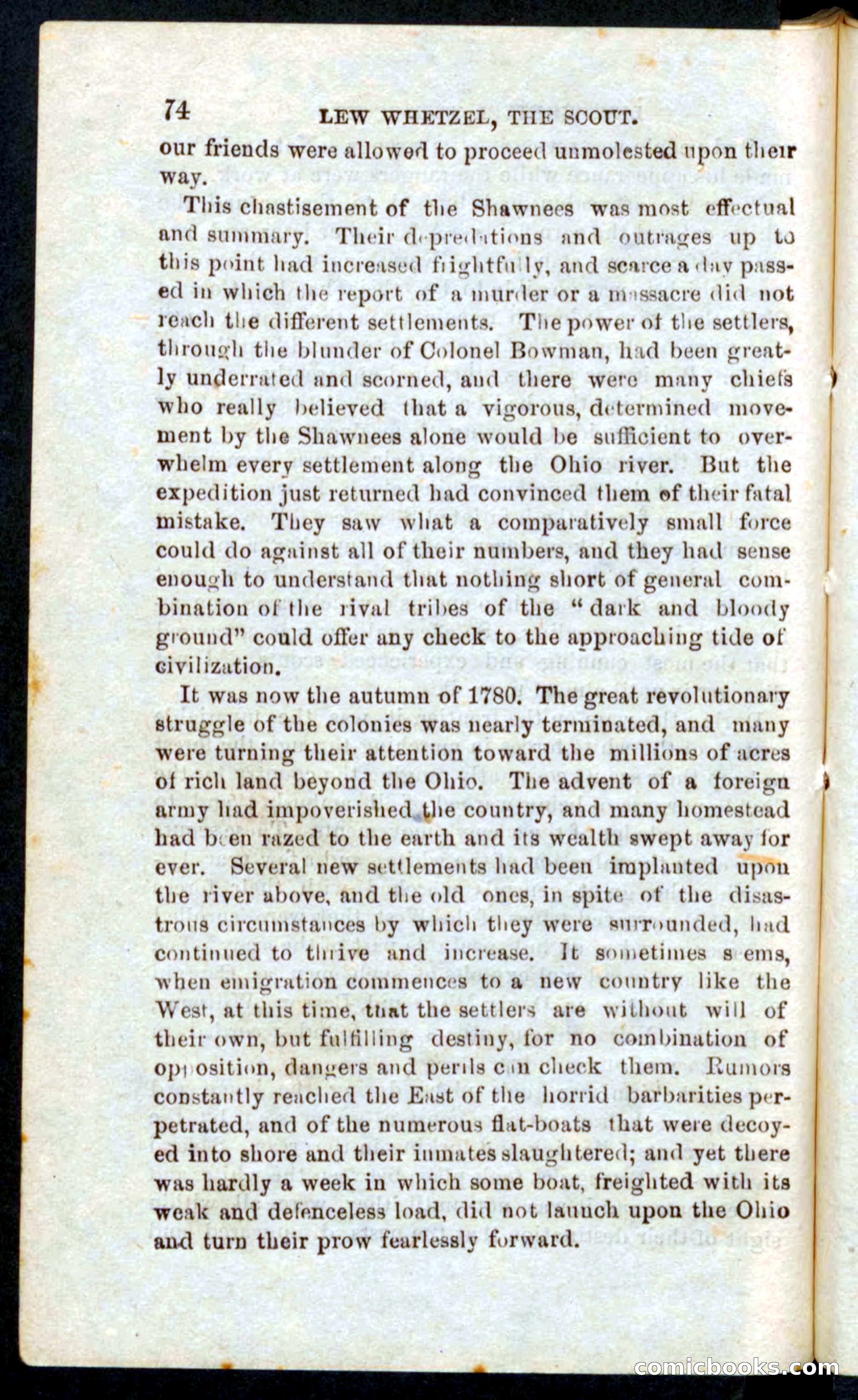 Beadle's Pocket Novels No. 39: Wetzel, the Scout — page 70 of 100