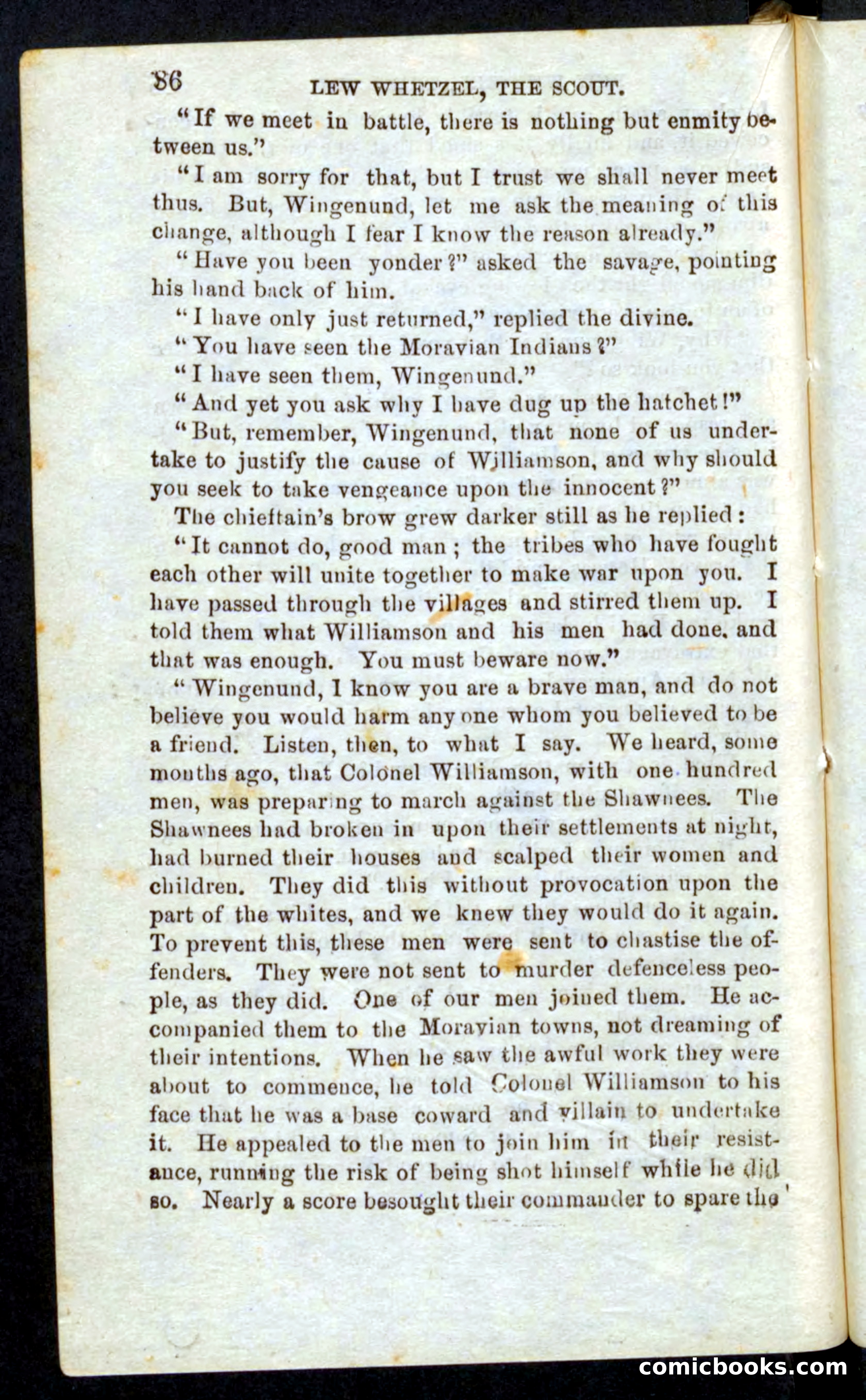 Beadle's Pocket Novels No. 39: Wetzel, the Scout — page 82 of 100