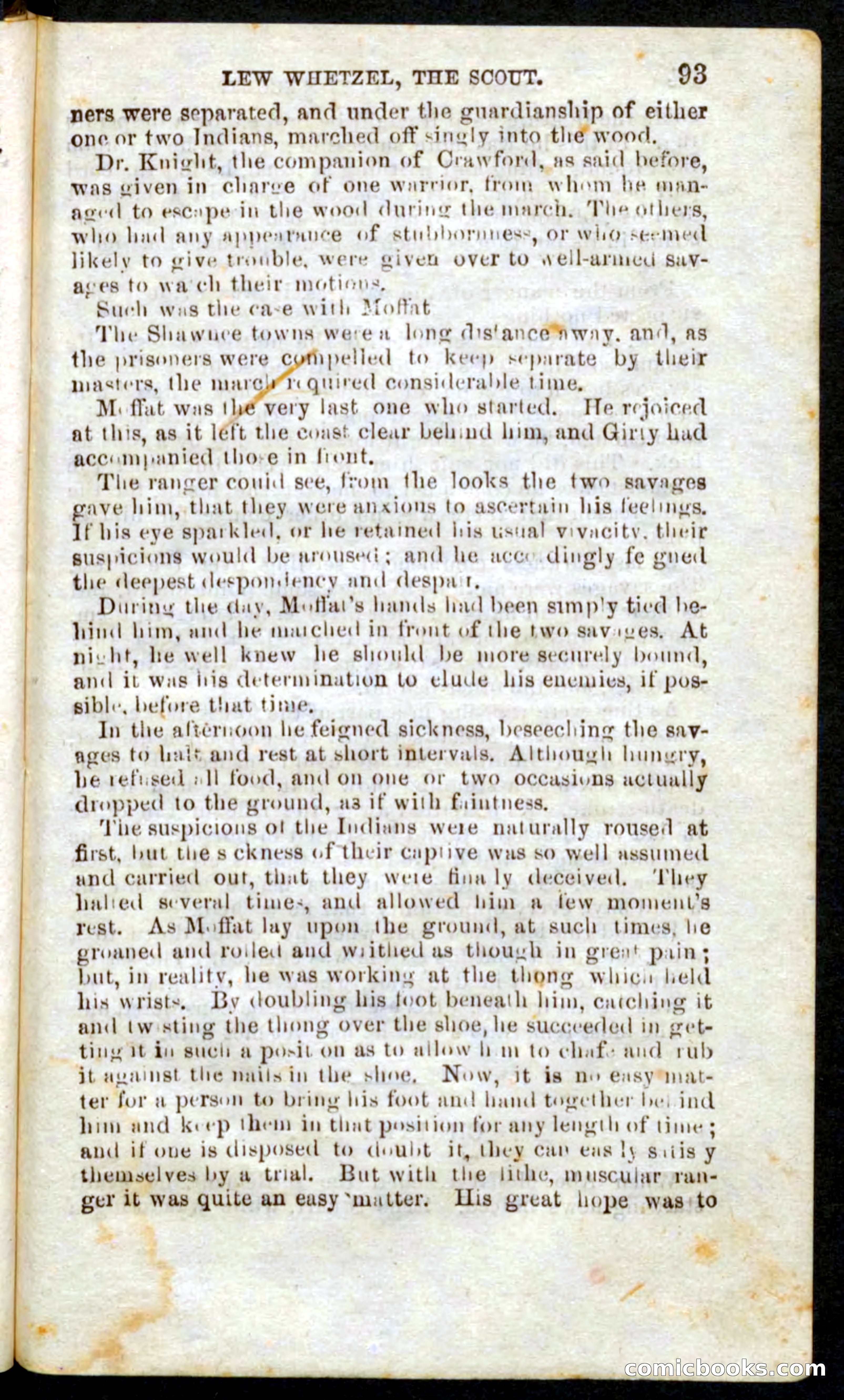 Beadle's Pocket Novels No. 39: Wetzel, the Scout — page 89 of 100