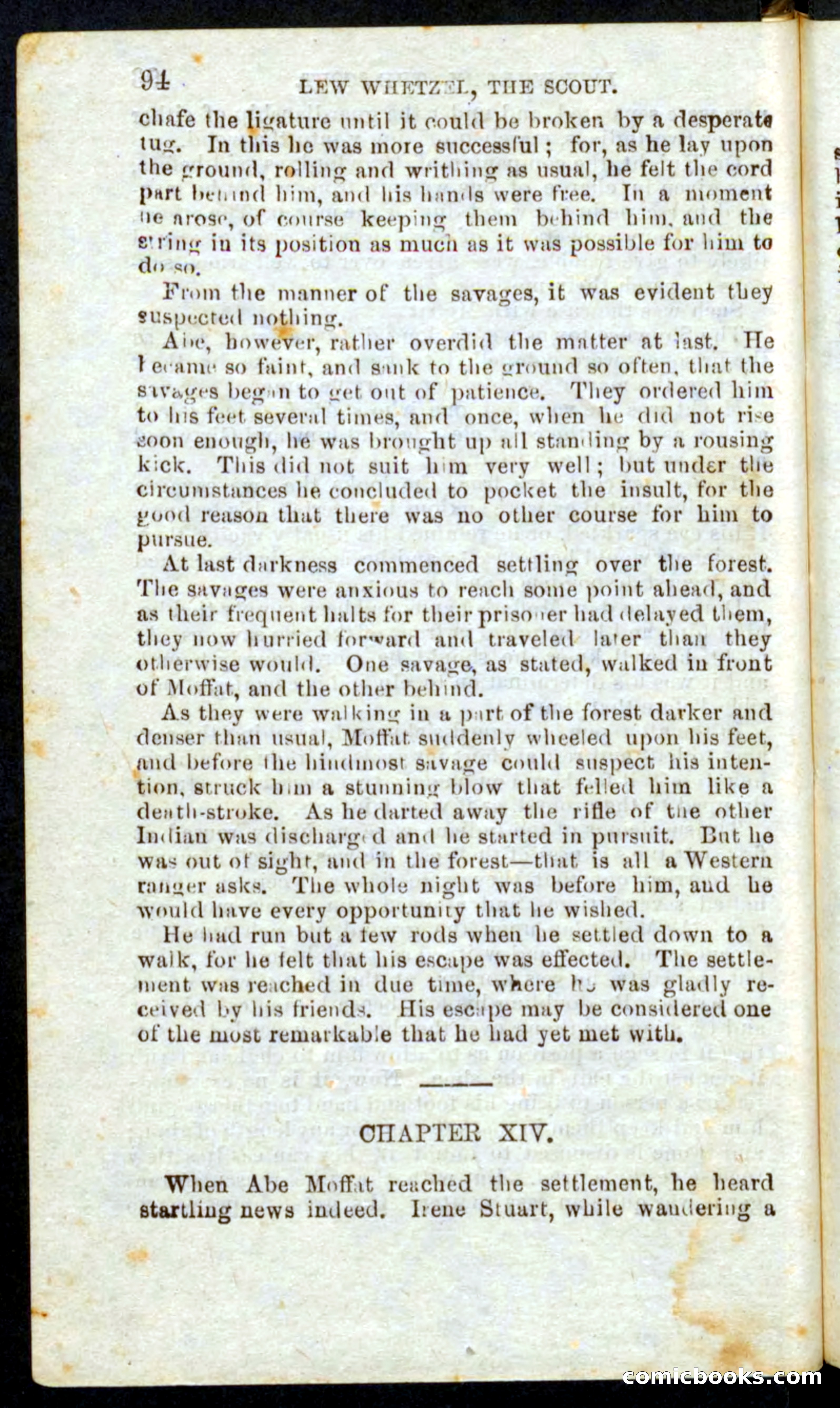 Beadle's Pocket Novels No. 39: Wetzel, the Scout — page 90 of 100