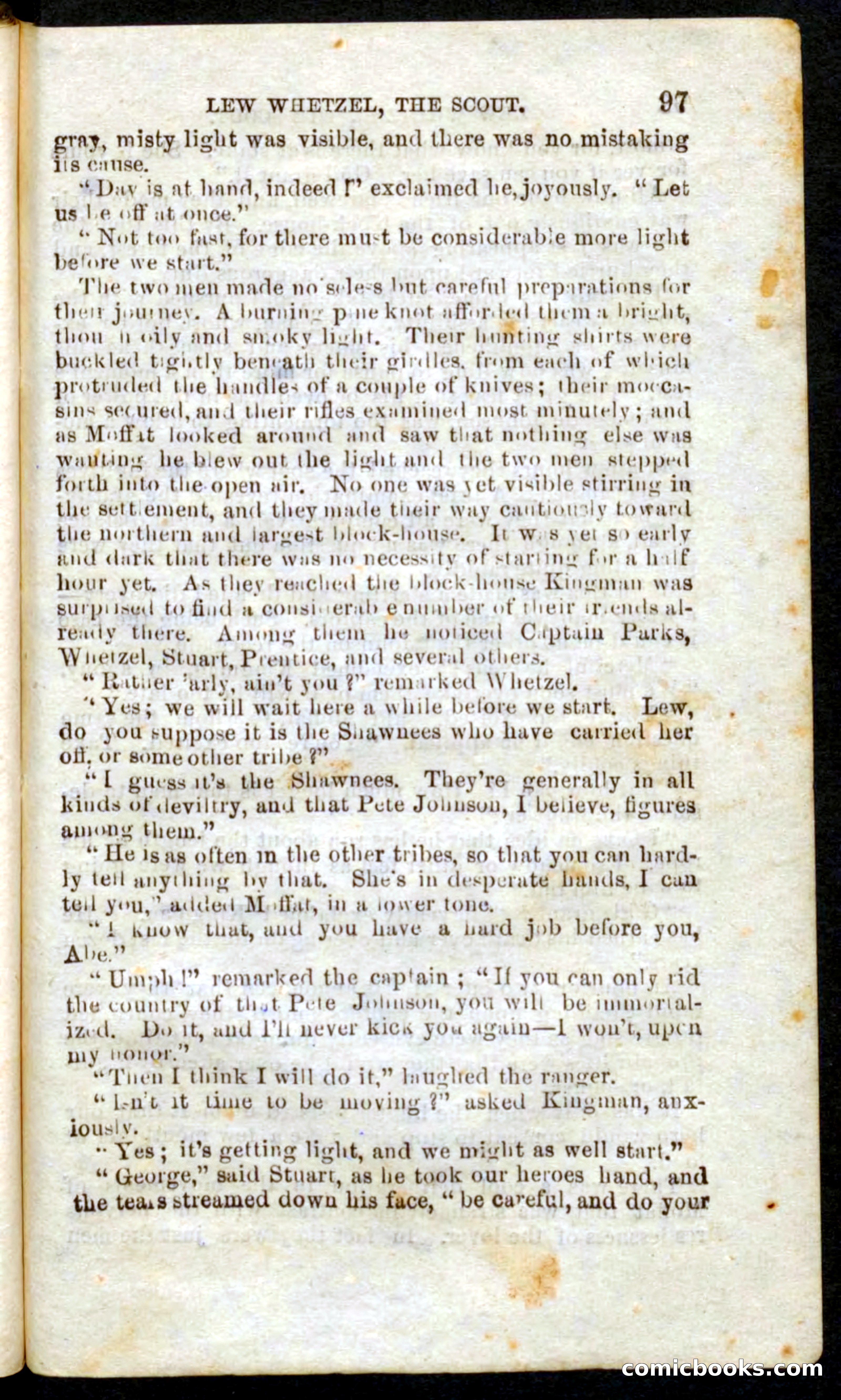 Beadle's Pocket Novels No. 39: Wetzel, the Scout — page 93 of 100