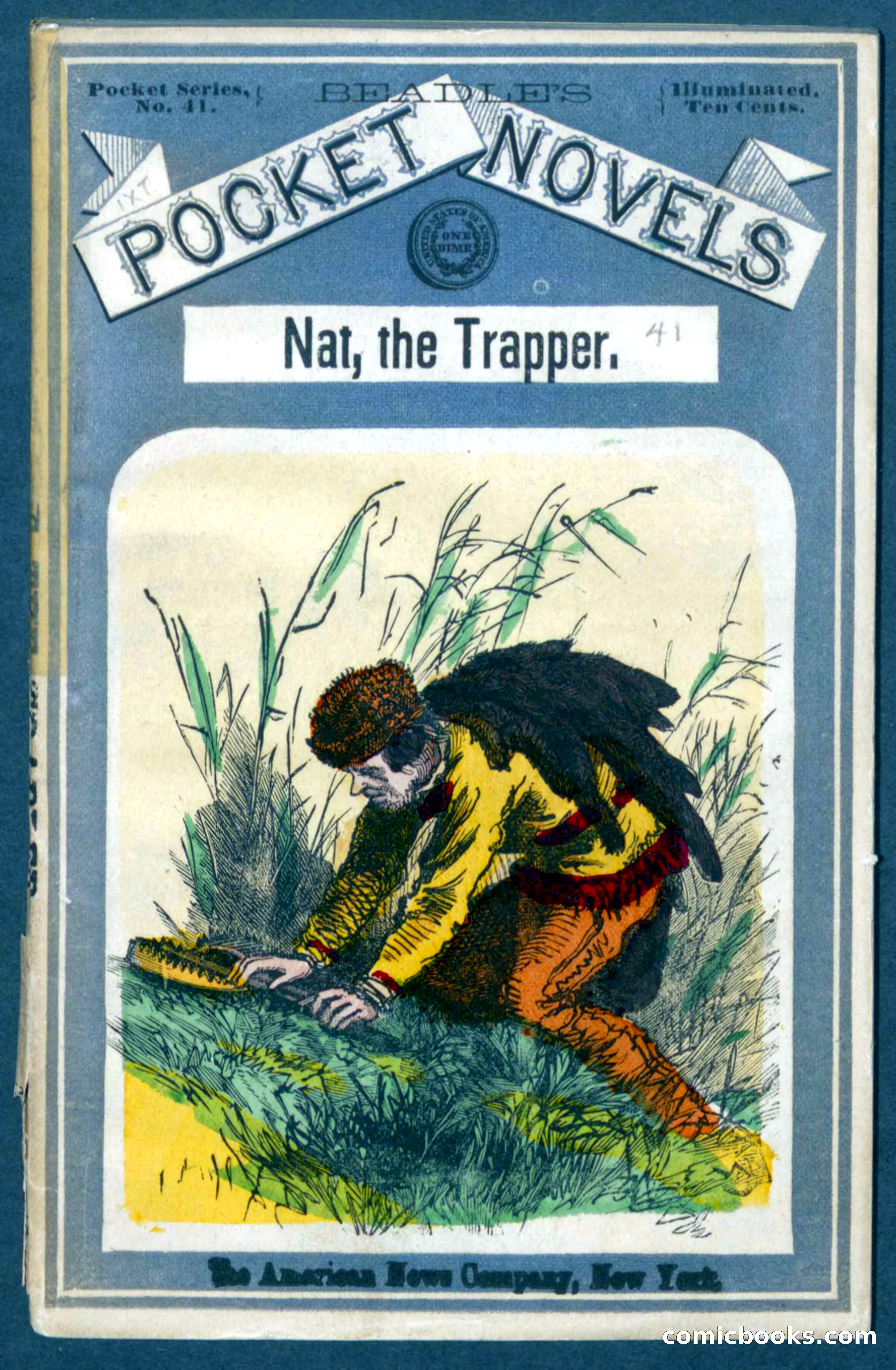 Beadle's Pocket Novels No. 41: Nat, the Trapper — page 1 of 84