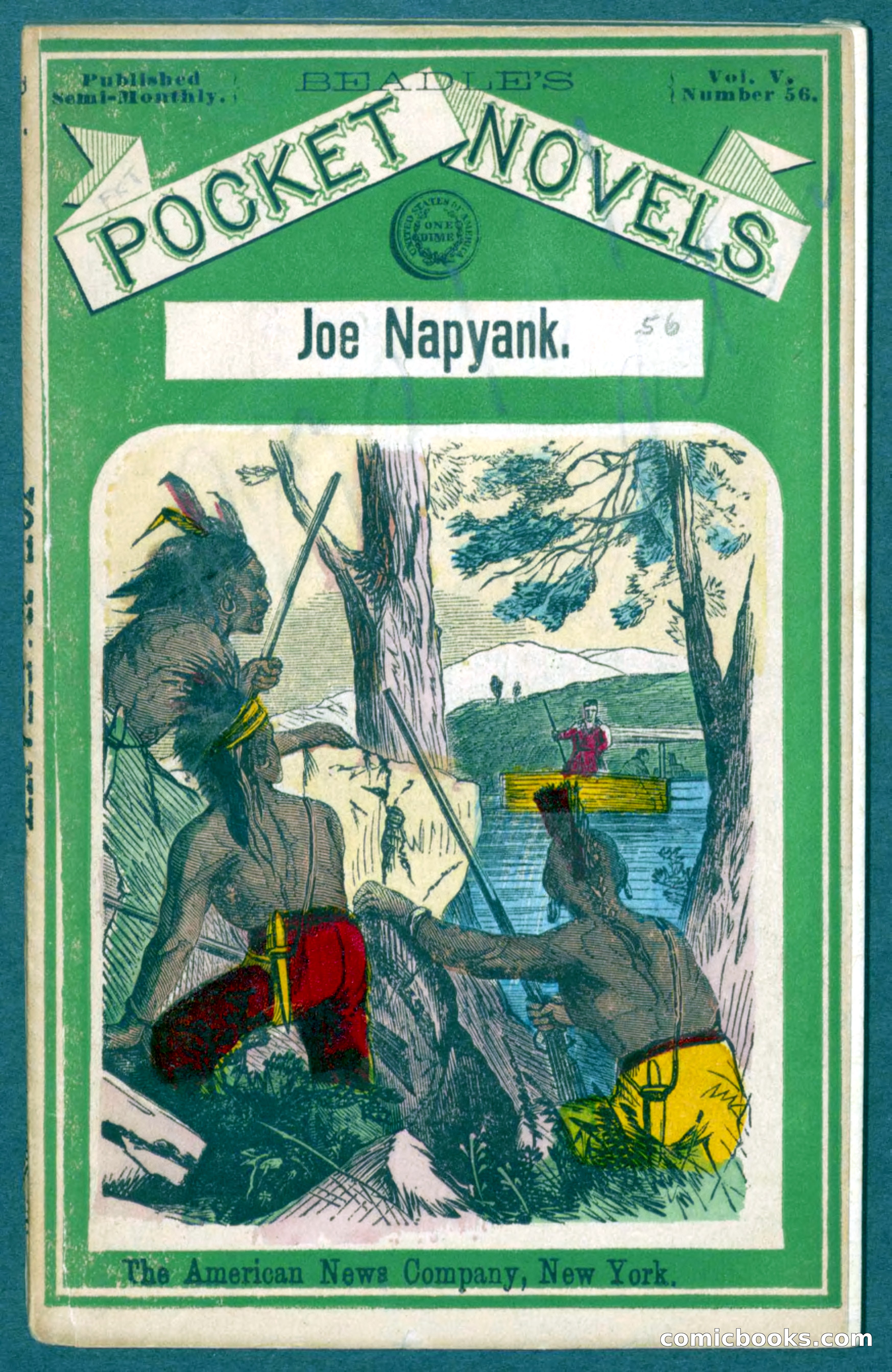 Beadle's Pocket Novels, Vol. V, No. 56 — page 1 of 100