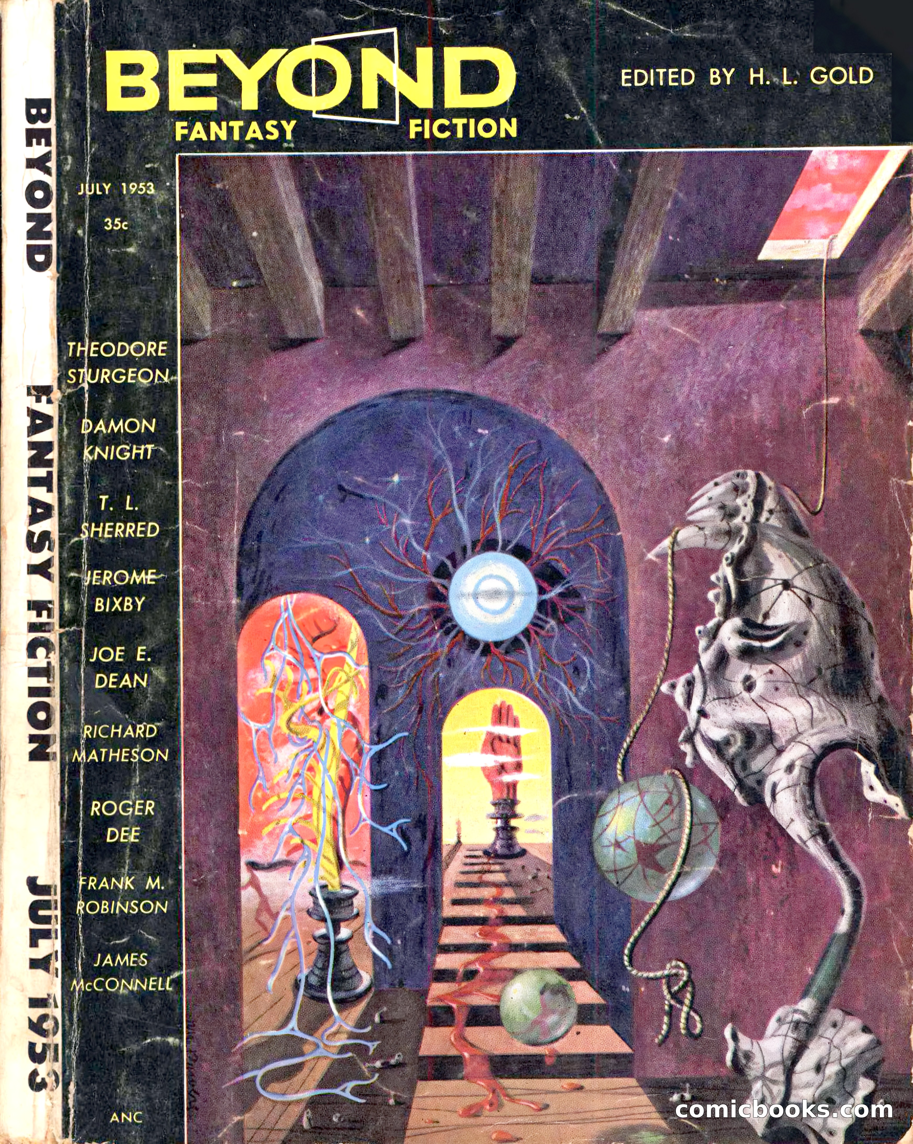 Beyond Fantasy Fiction, July 1953 — page 1 of 164