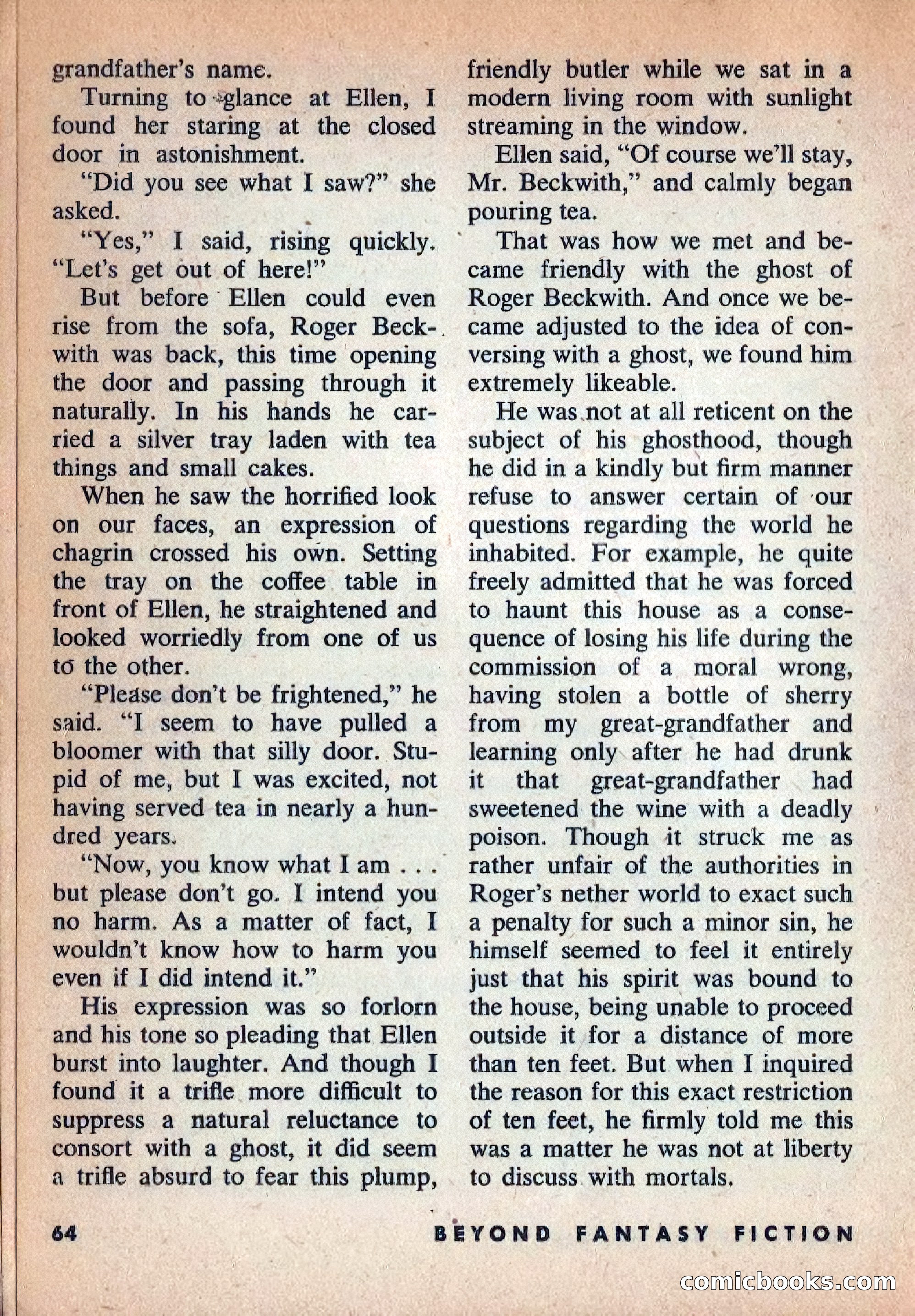 Beyond Fantasy Fiction, Vol. 1, No. 3 — page 67 of 165