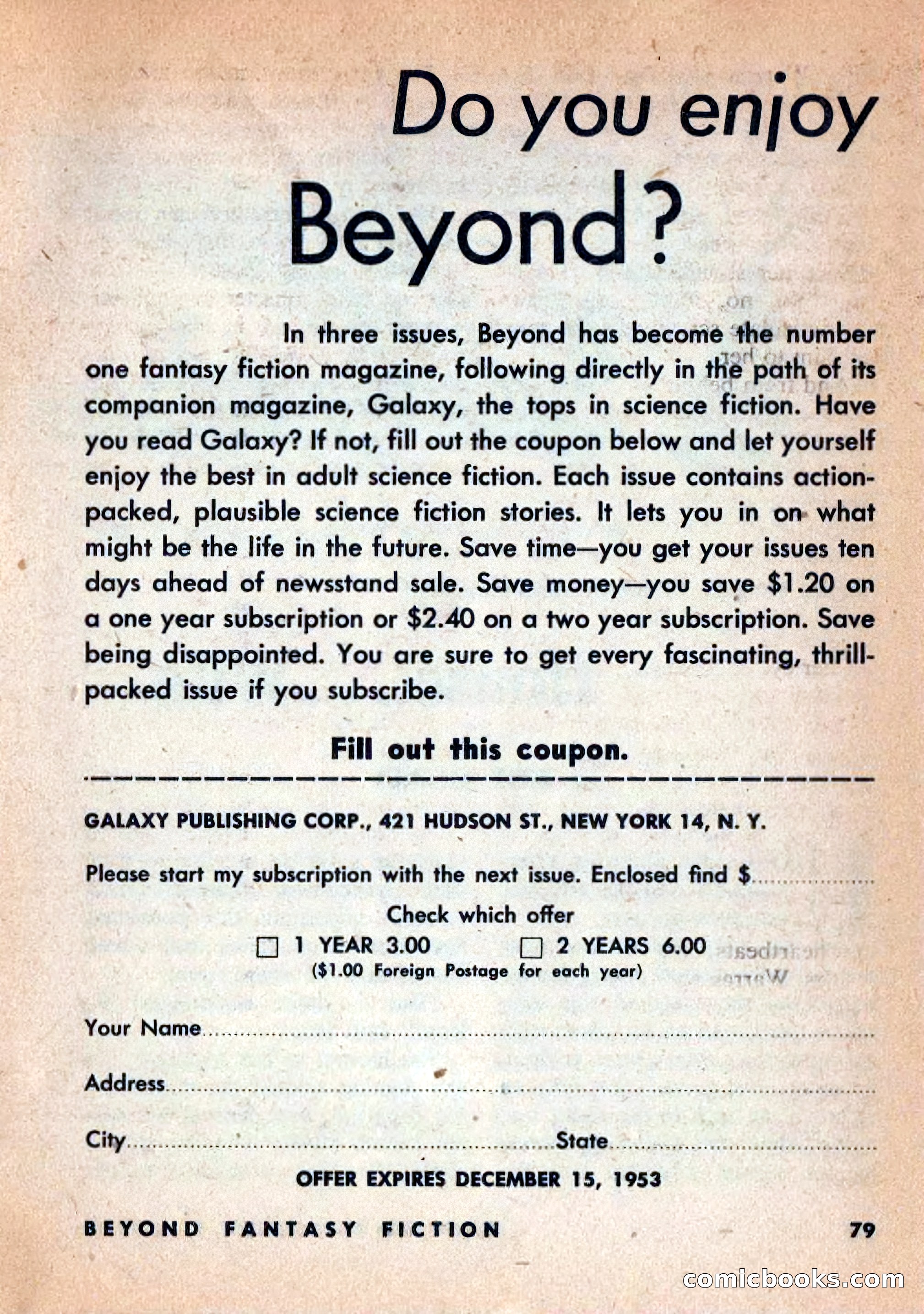 Beyond Fantasy Fiction, Vol. 1, No. 3 — page 82 of 165