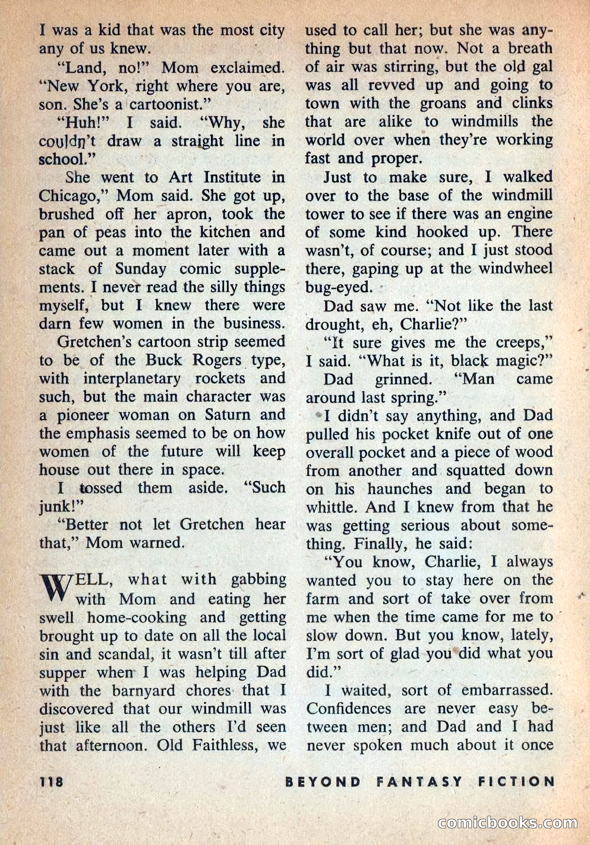 Beyond Fantasy Fiction, Vol. 1, No. 3 — page 121 of 165