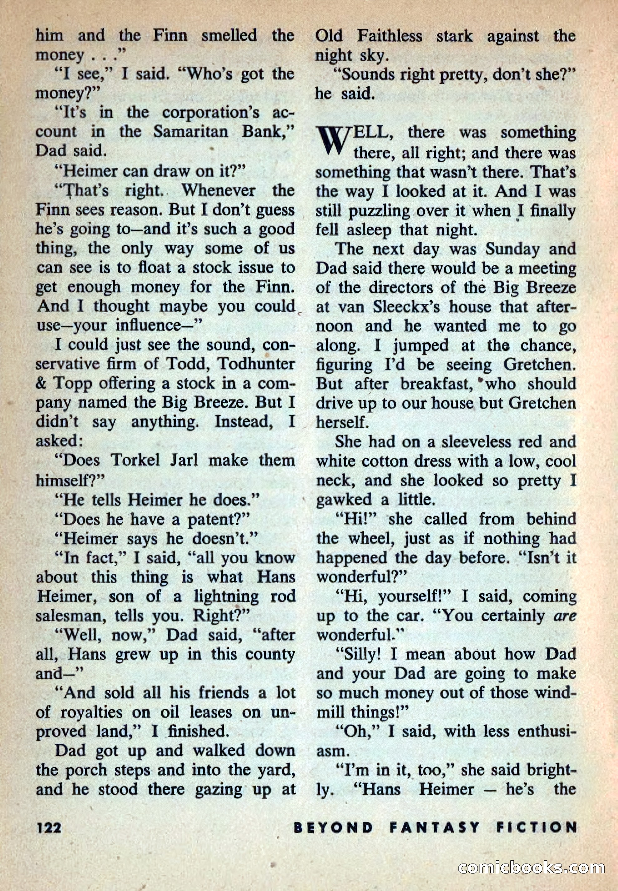 Beyond Fantasy Fiction, Vol. 1, No. 3 — page 125 of 165