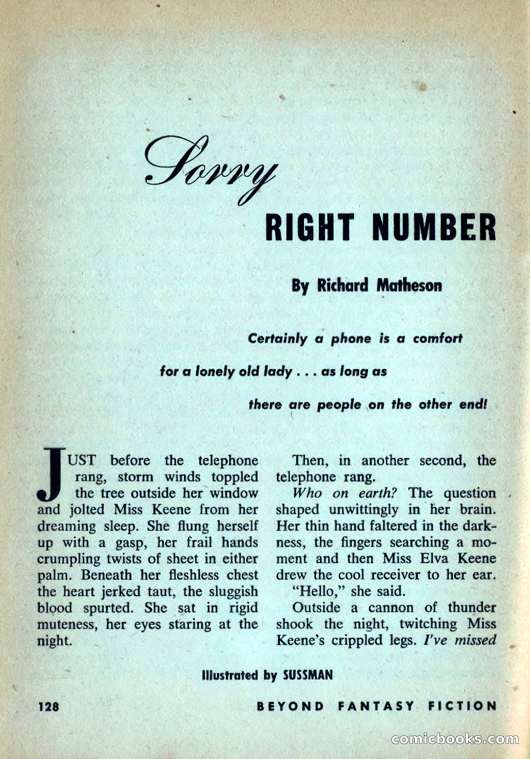 Beyond Fantasy Fiction, Vol. 1, No. 3 — page 131 of 165