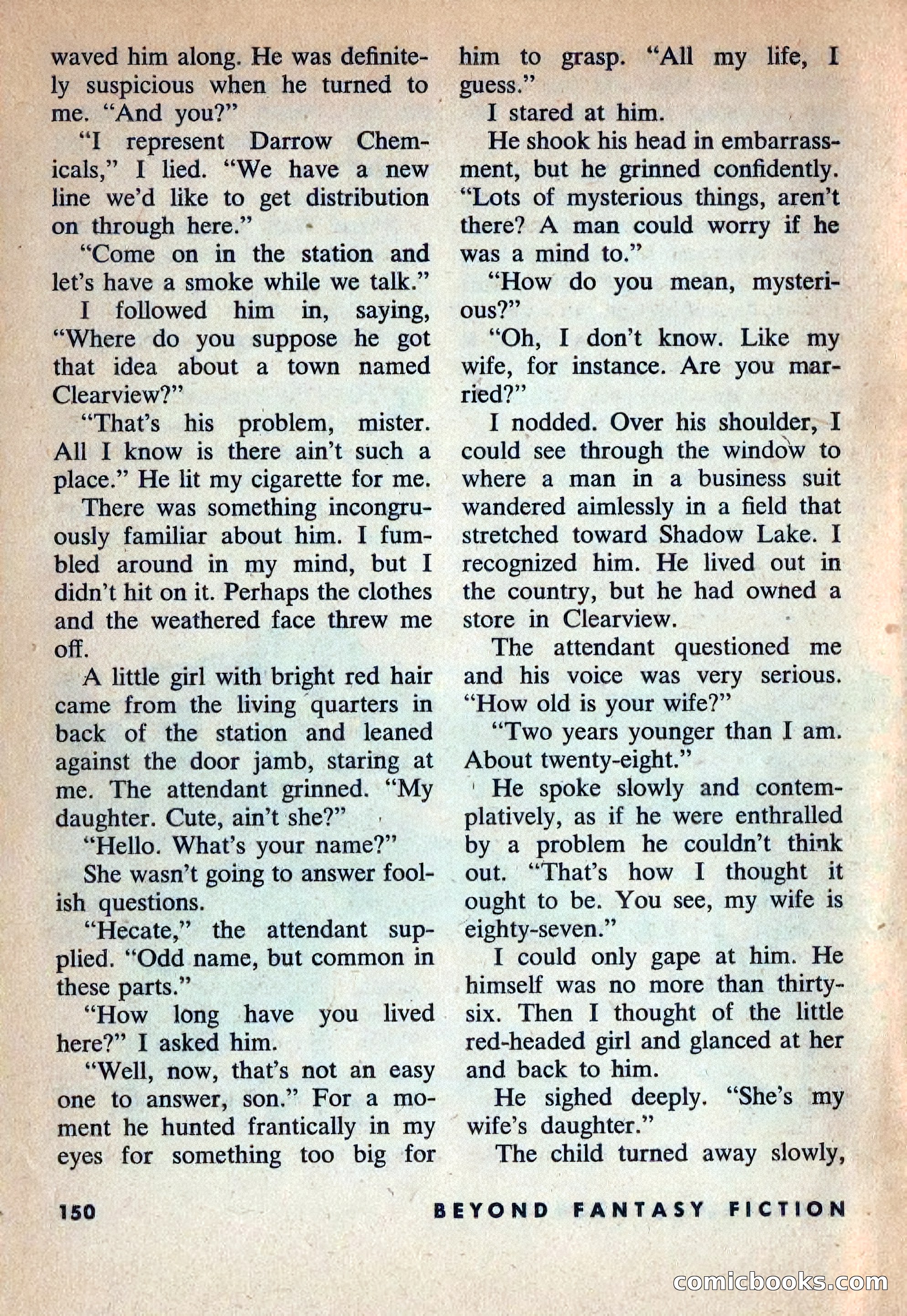 Beyond Fantasy Fiction, Vol. 1, No. 3 — page 153 of 165