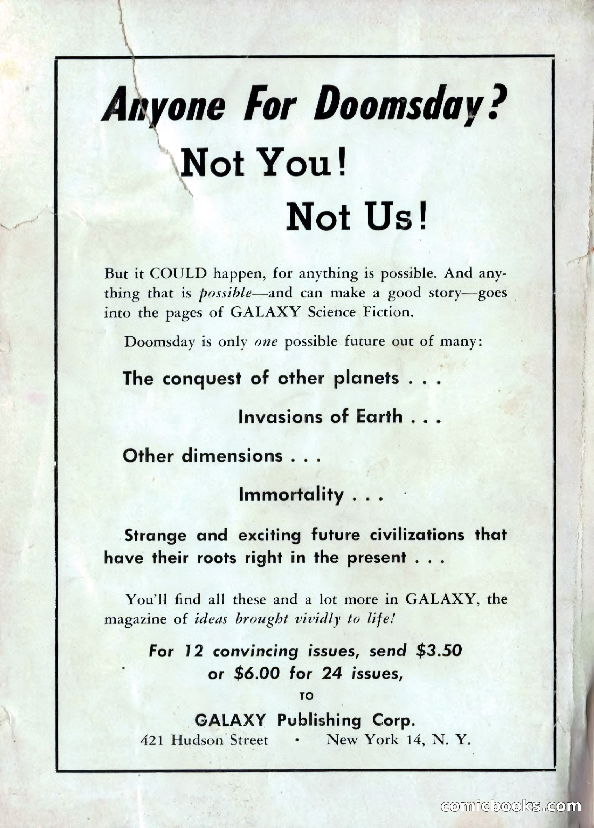 Beyond Fantasy Fiction, Vol. 1, No. 3 — page 165 of 165