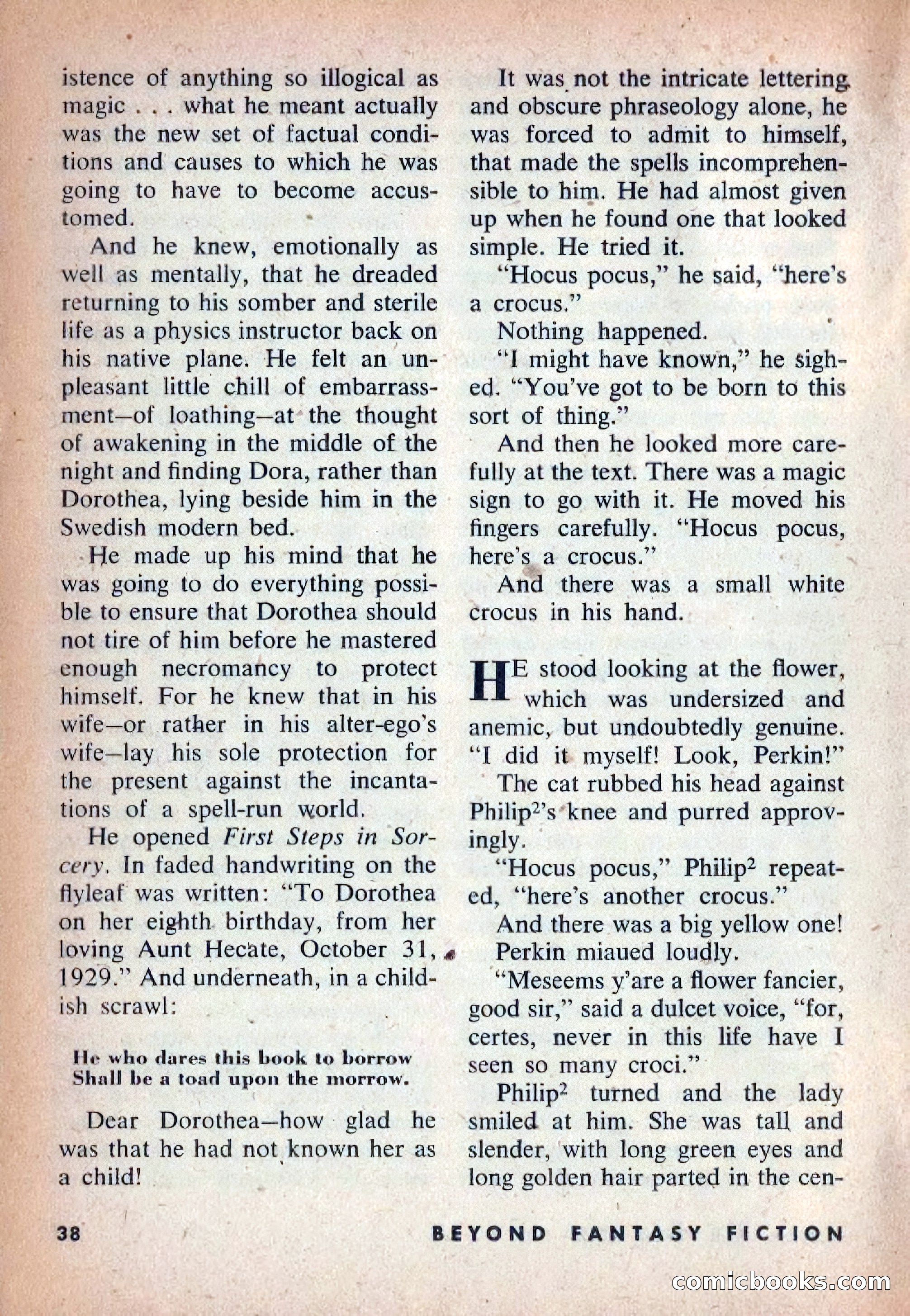 Beyond Fantasy Fiction, Vol. 1, No. 4 — page 41 of 165