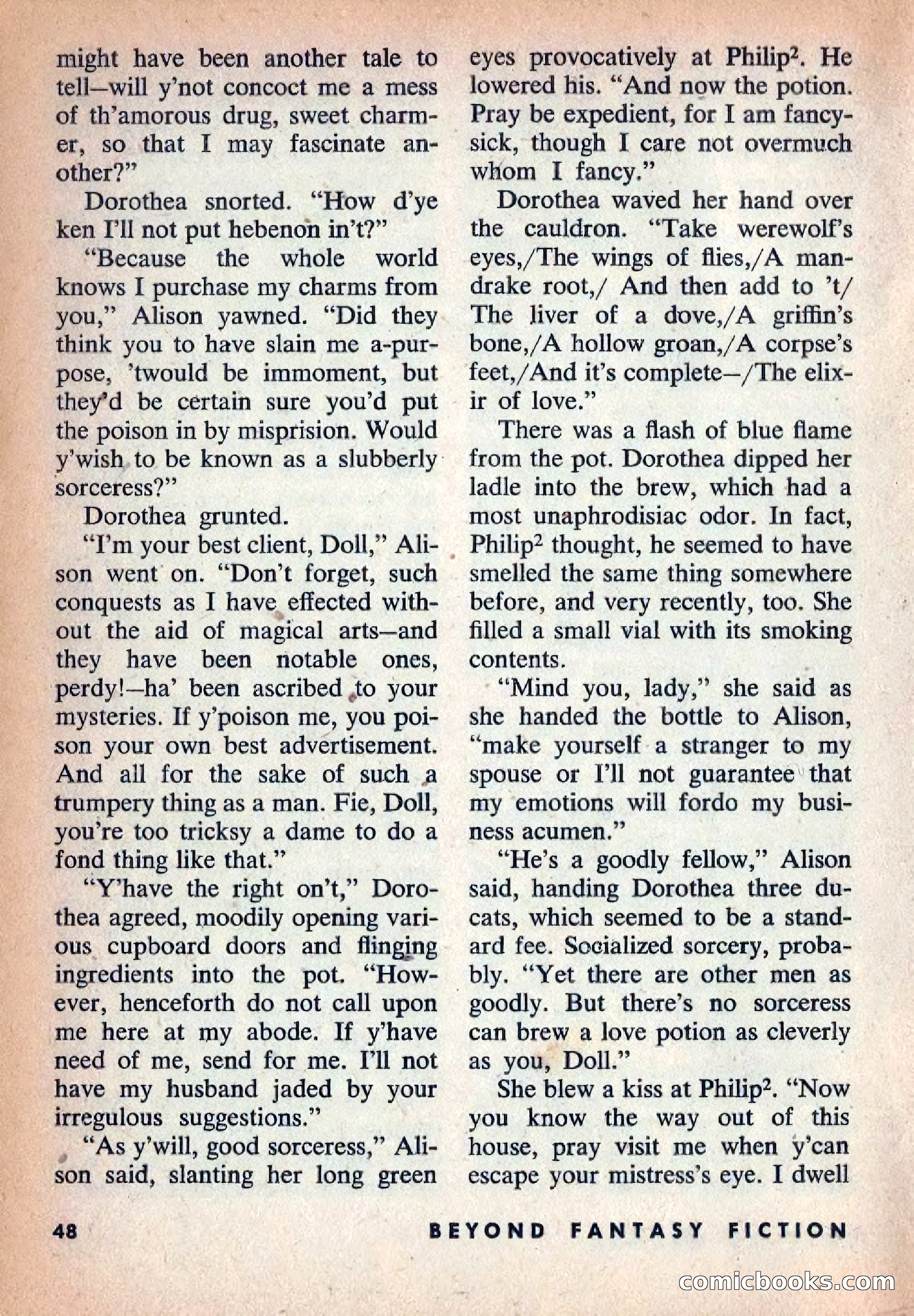 Beyond Fantasy Fiction, Vol. 1, No. 4 — page 51 of 165