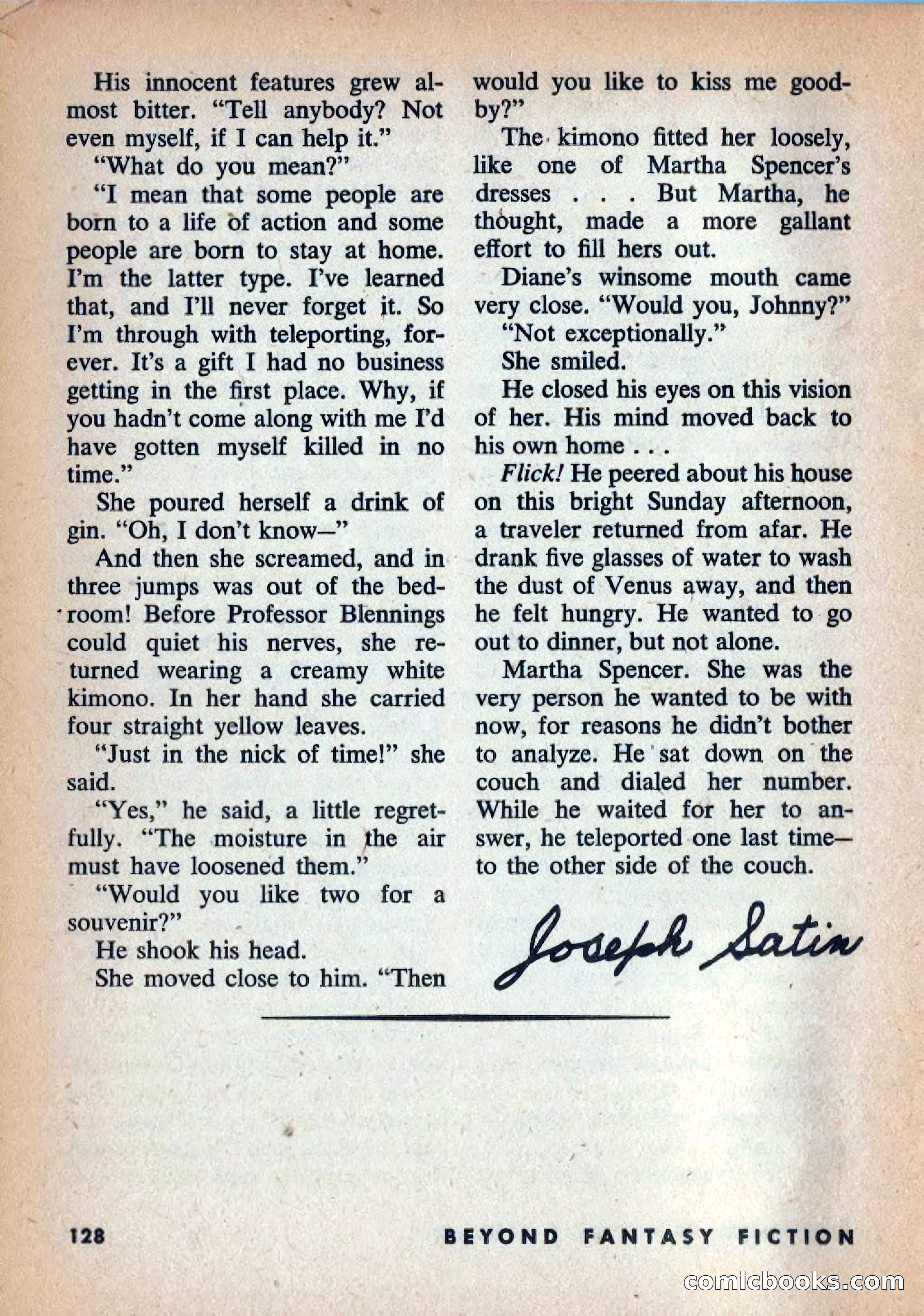 Beyond Fantasy Fiction, Vol. 1, No. 4 — page 131 of 165