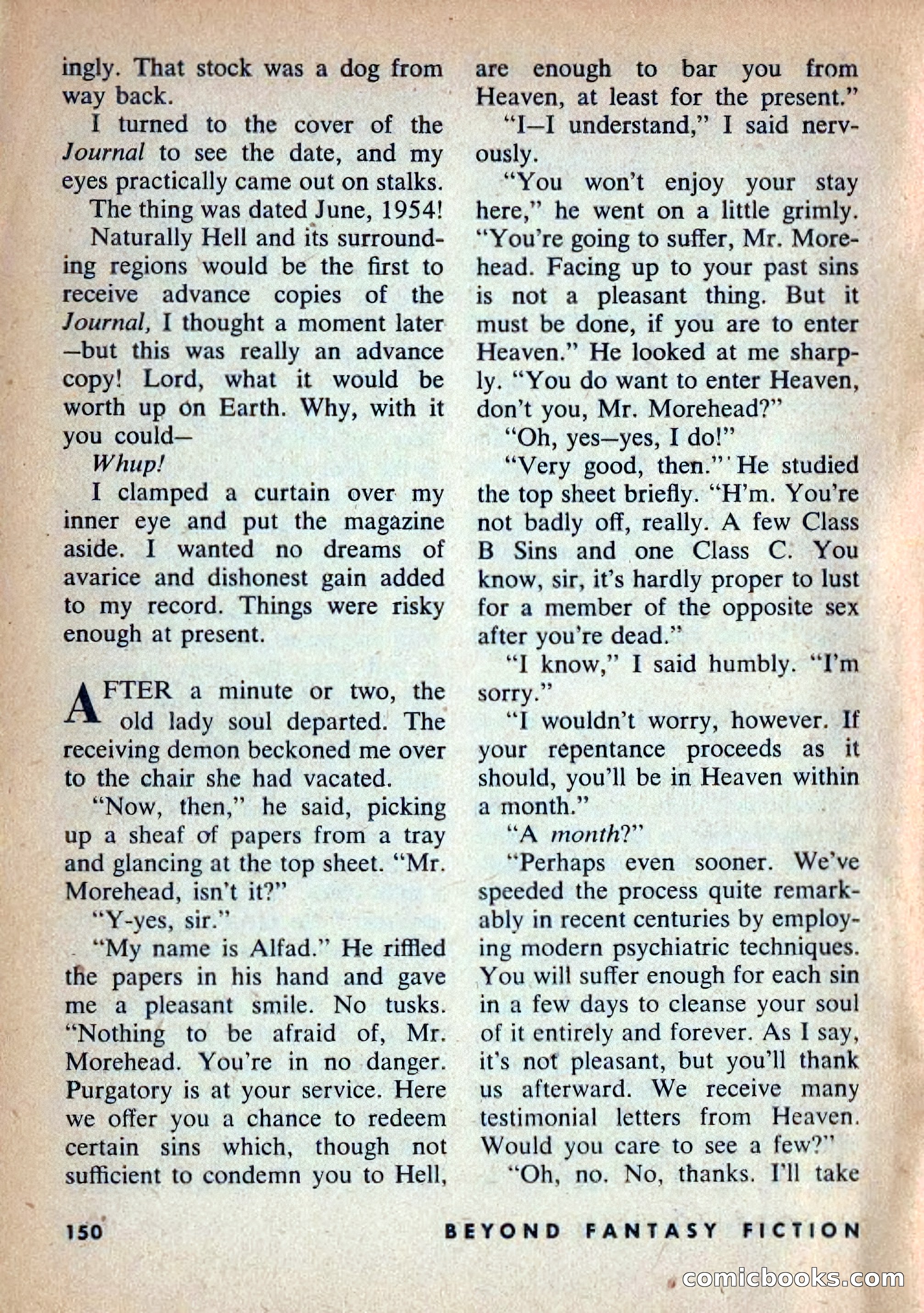 Beyond Fantasy Fiction, Vol. 1, No. 4 — page 153 of 165