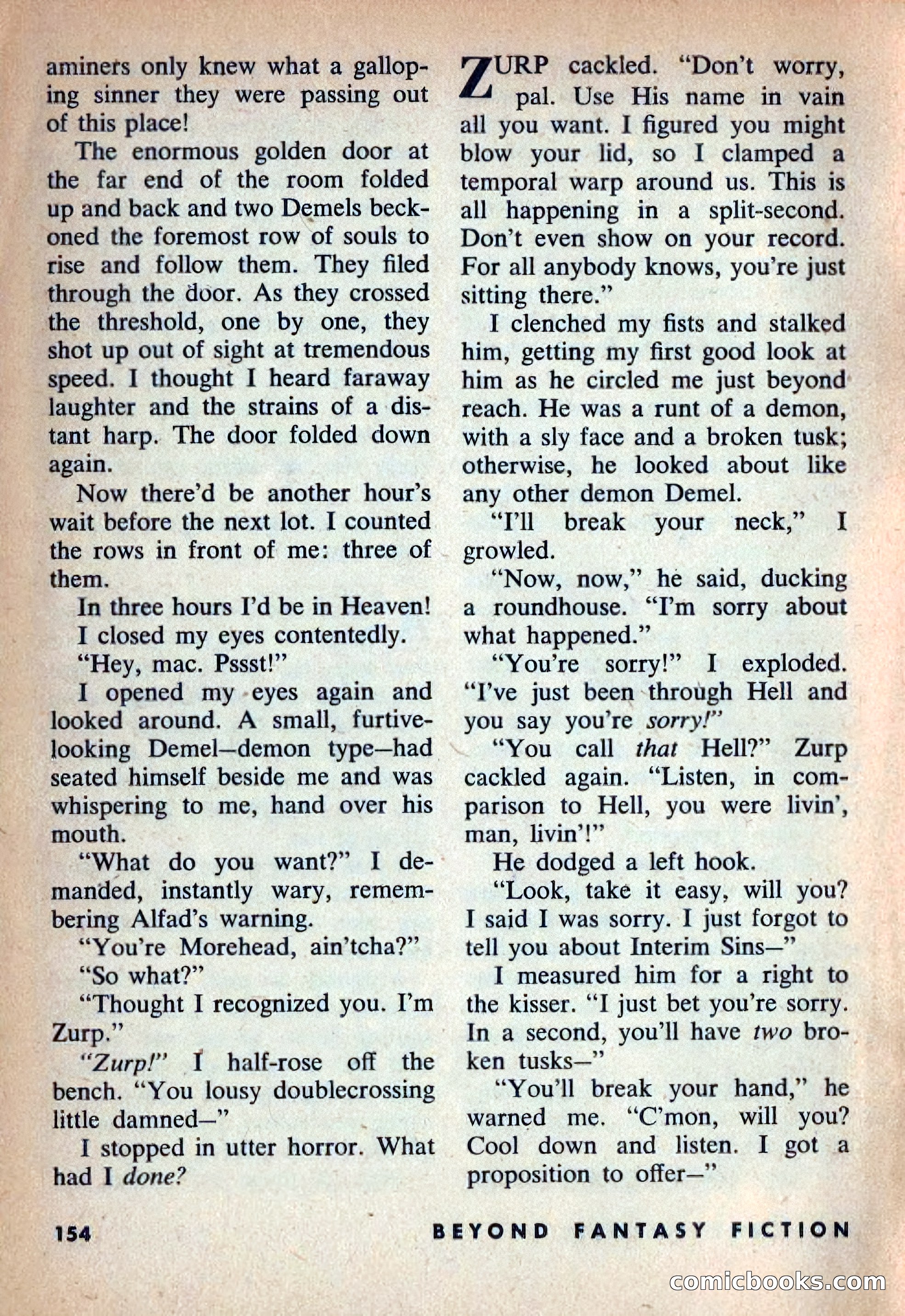 Beyond Fantasy Fiction, Vol. 1, No. 4 — page 157 of 165