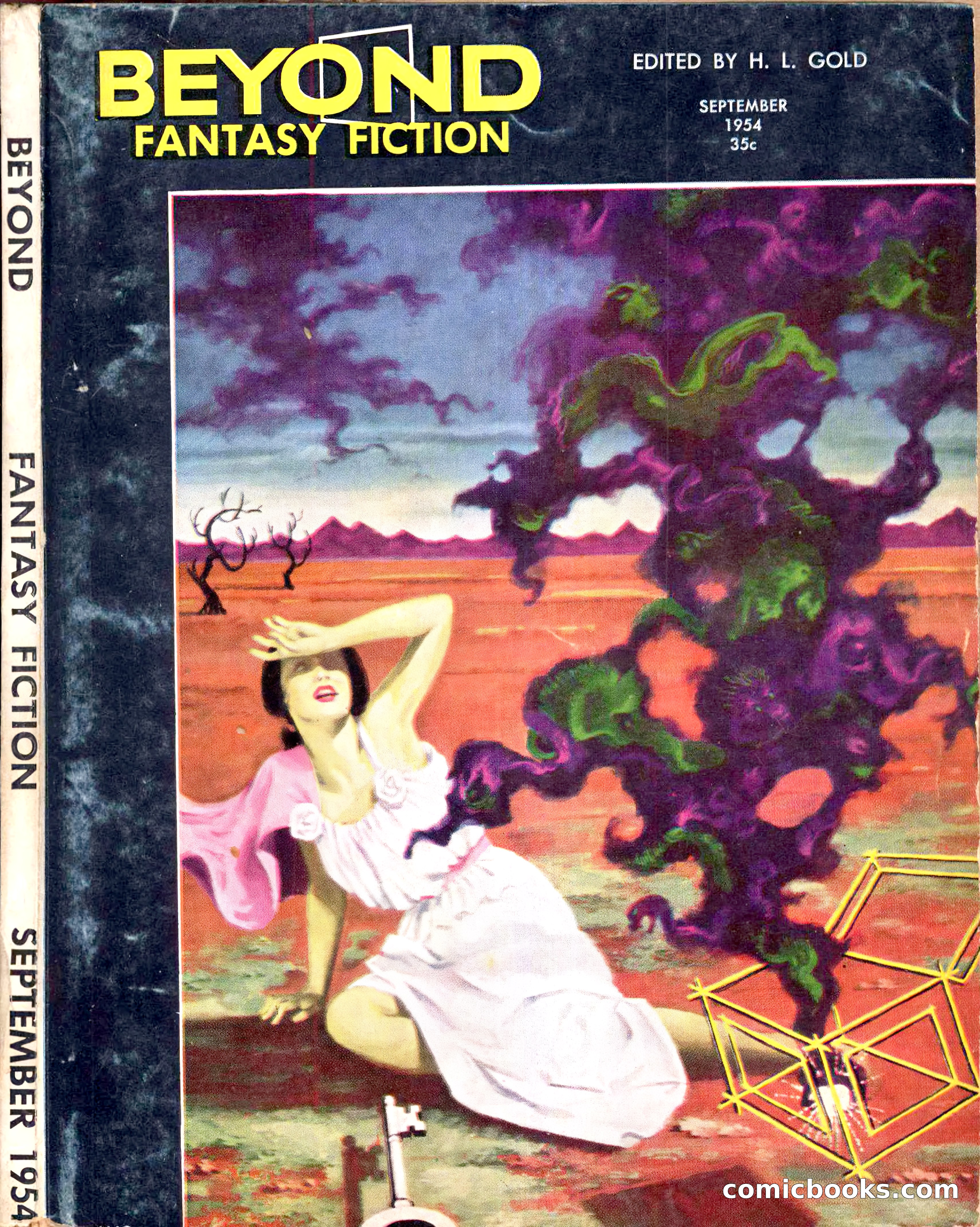 Beyond Fantasy Fiction, September 1954 — page 1 of 132