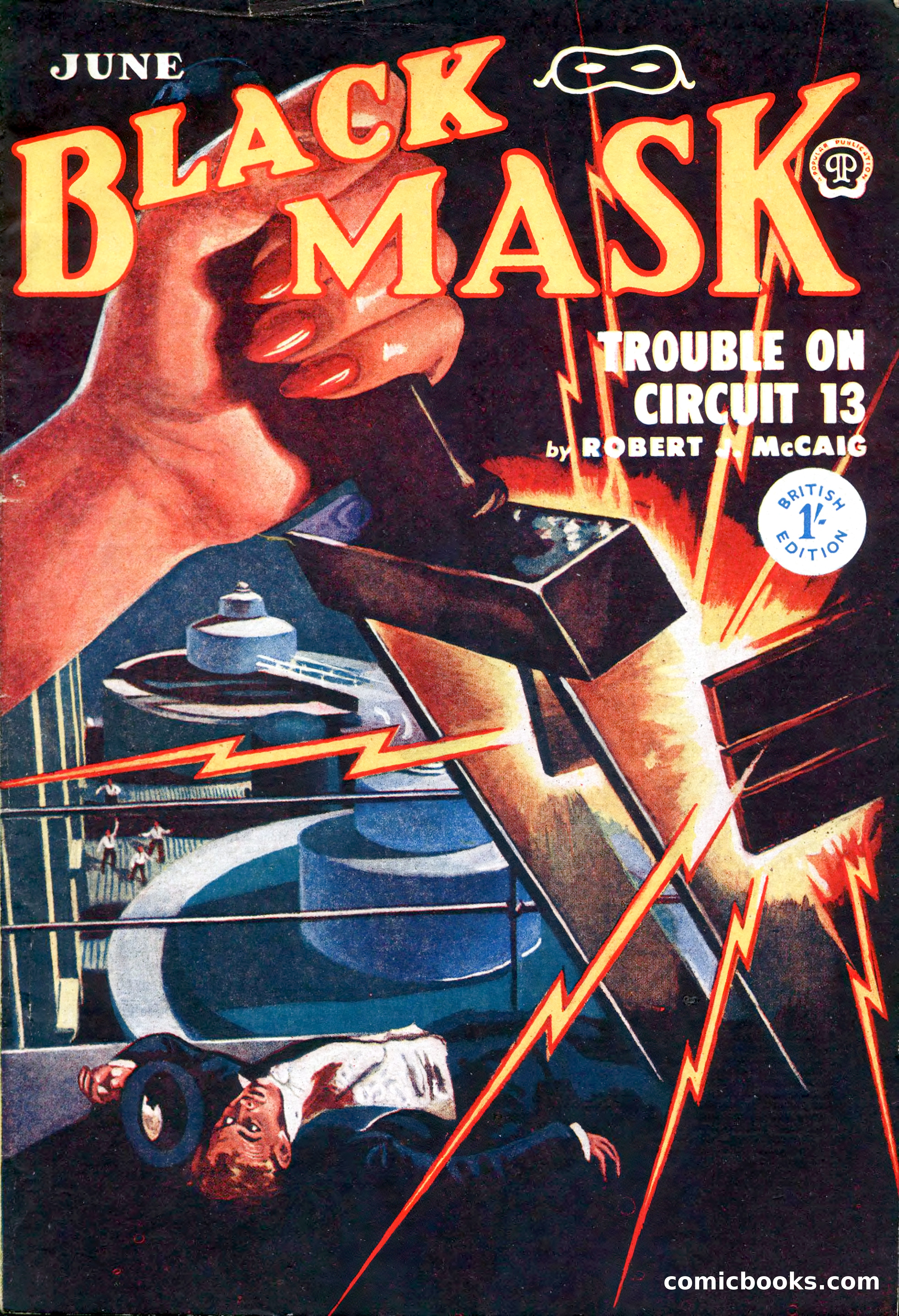 Black Mask (UK), June 1949 — page 1 of 68