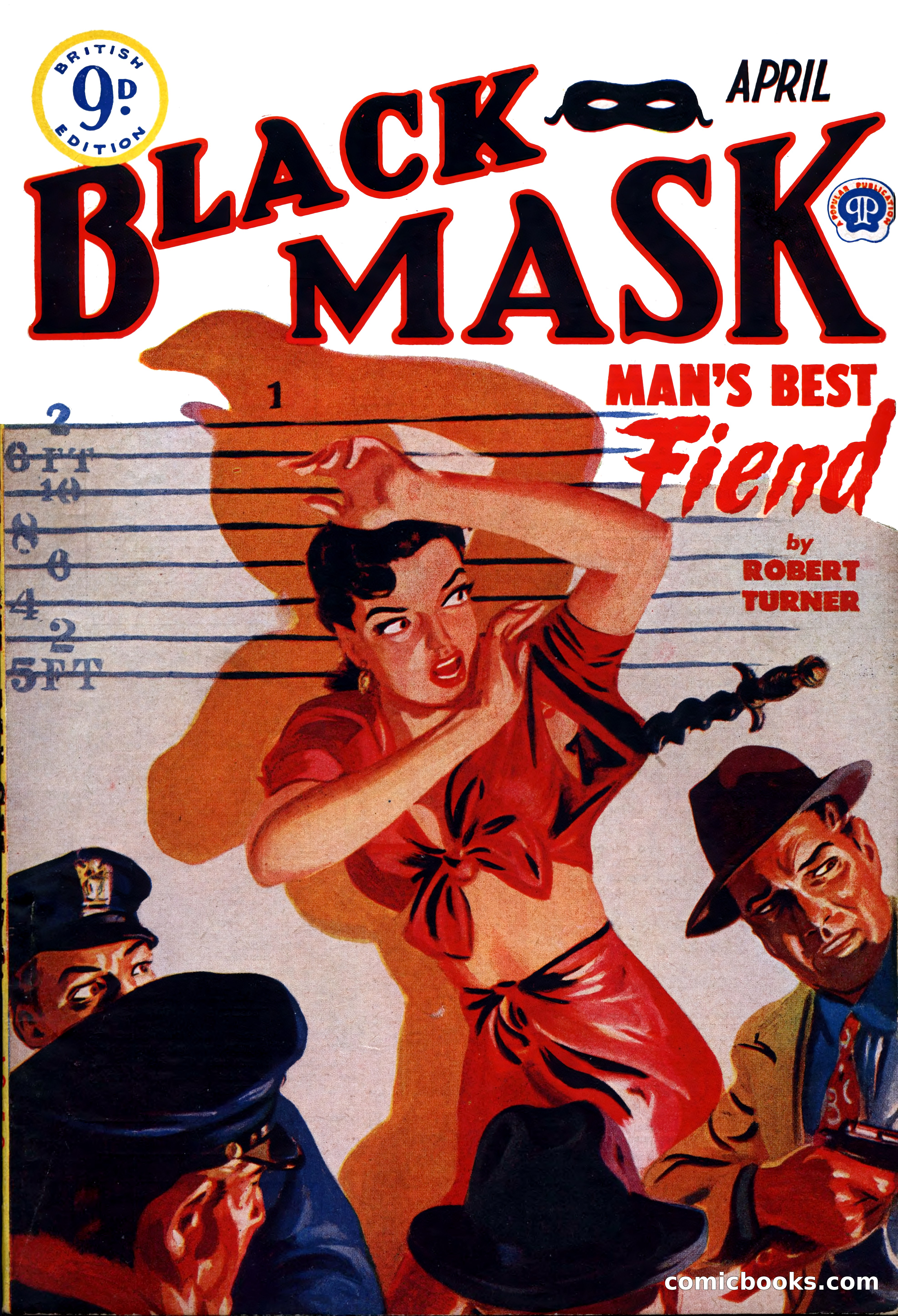 Black Mask (UK Edition), April 1950 — page 1 of 68