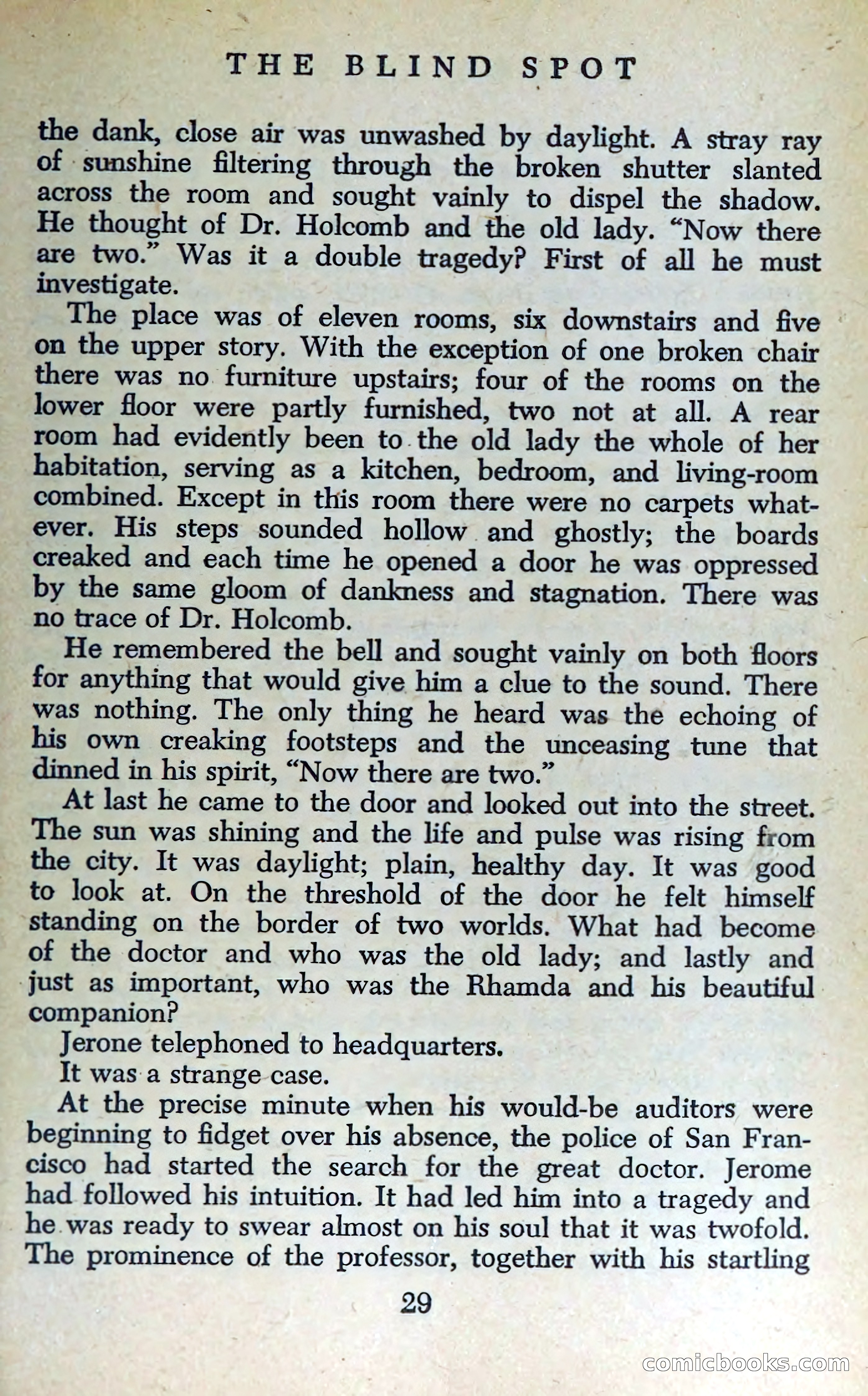 The Blind Spot — page 32 of 326