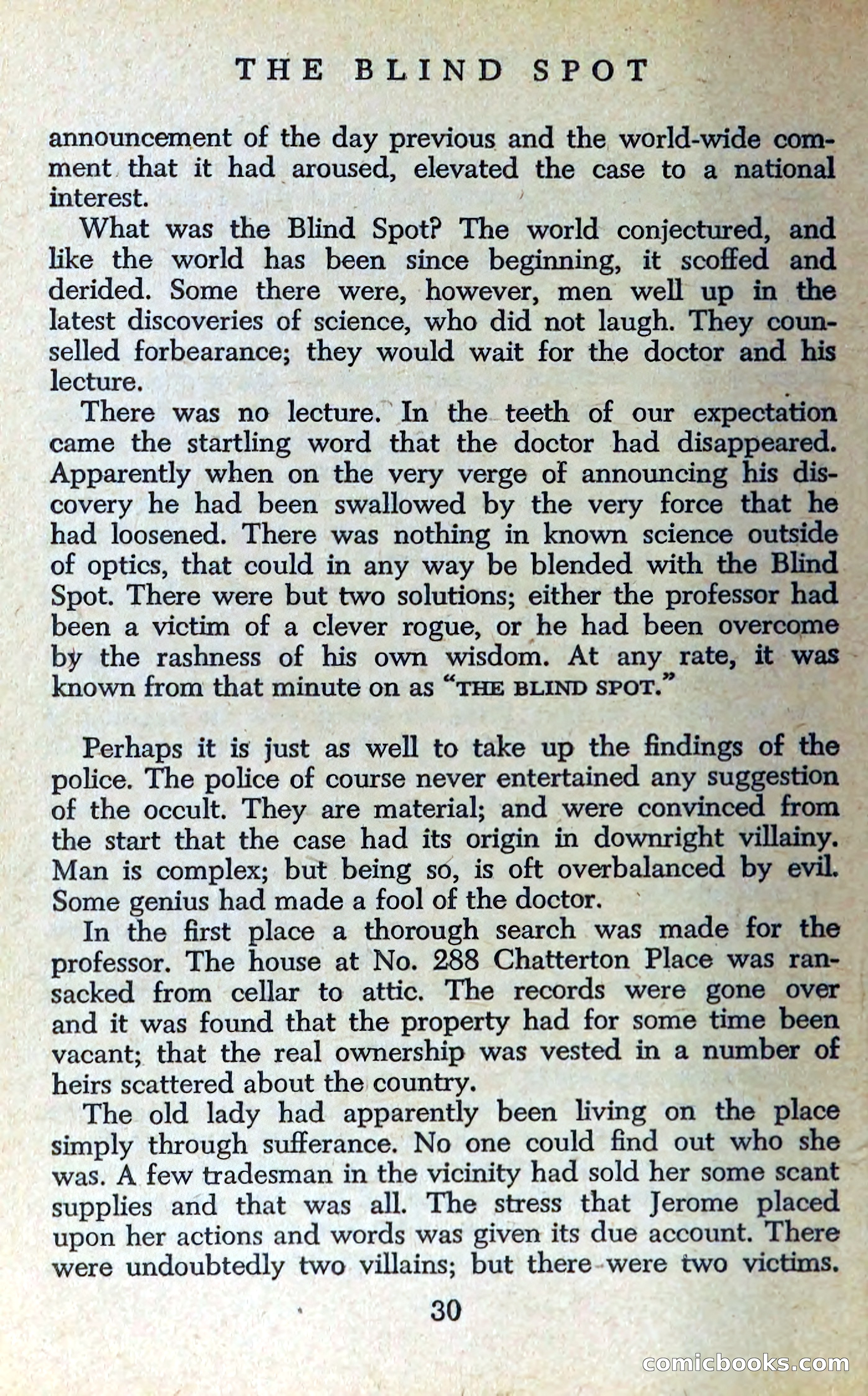 The Blind Spot — page 33 of 326