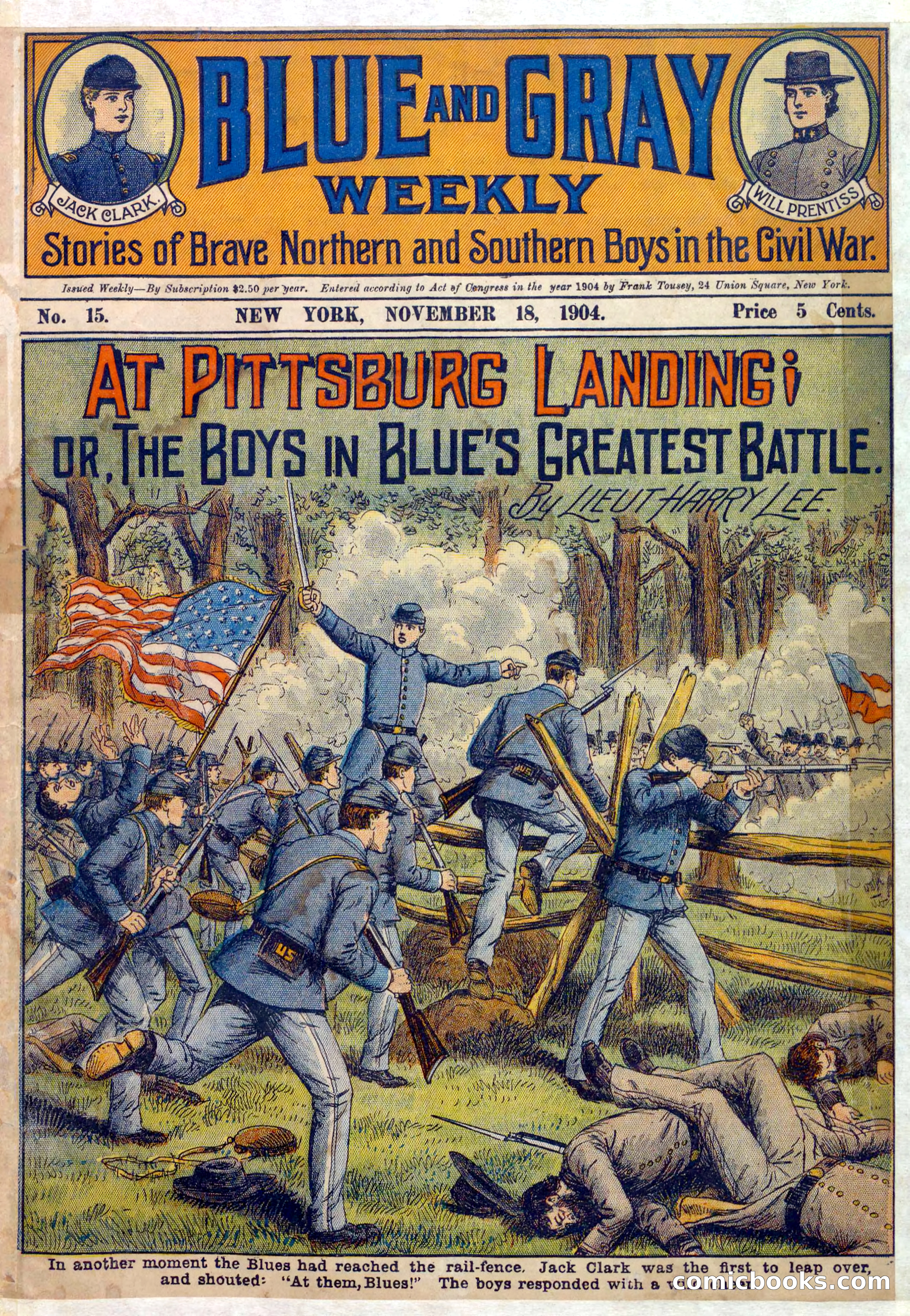 Blue and Gray Weekly, No. 15 — page 1 of 36