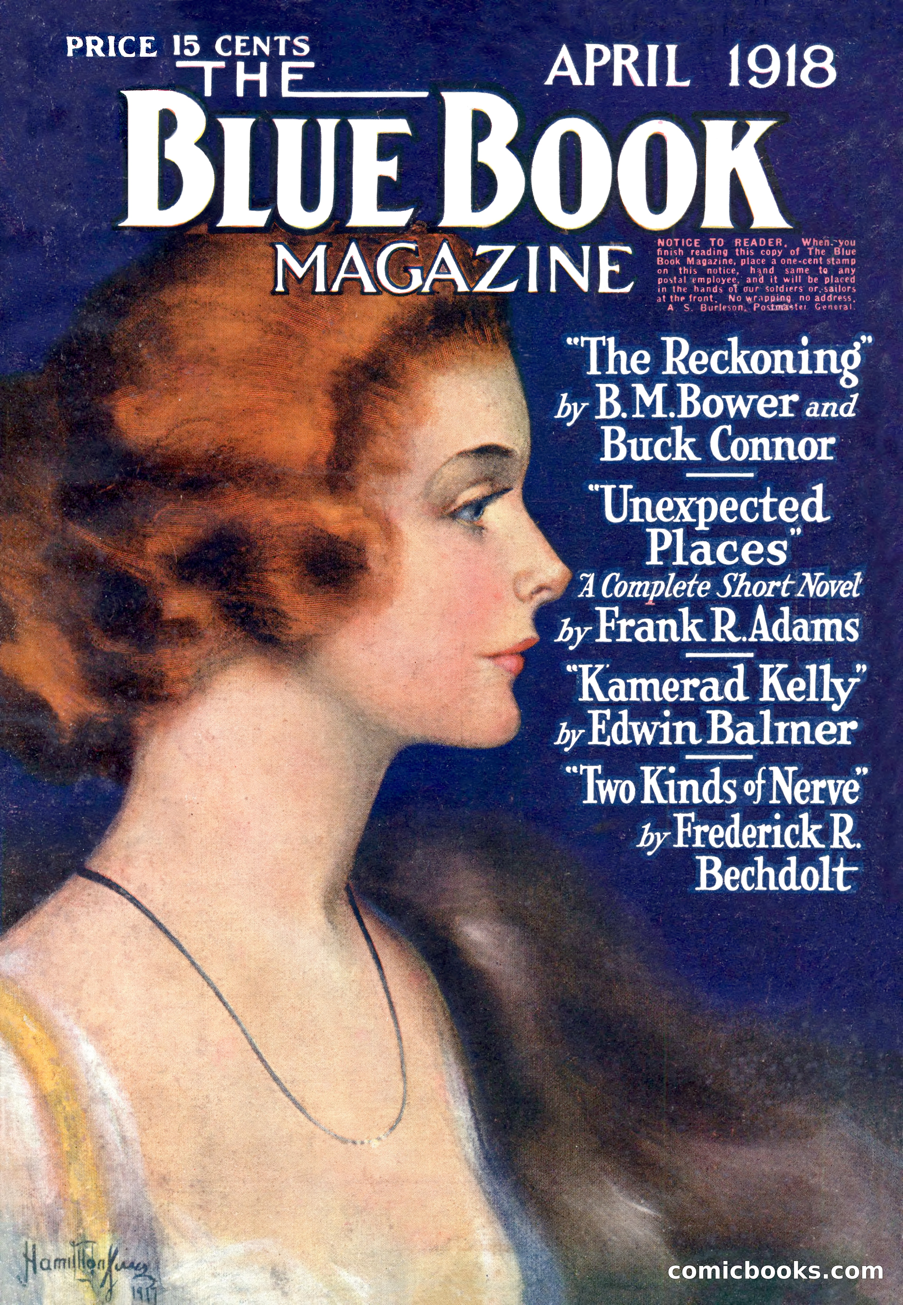 The Blue Book Magazine, April 1918 — page 1 of 212