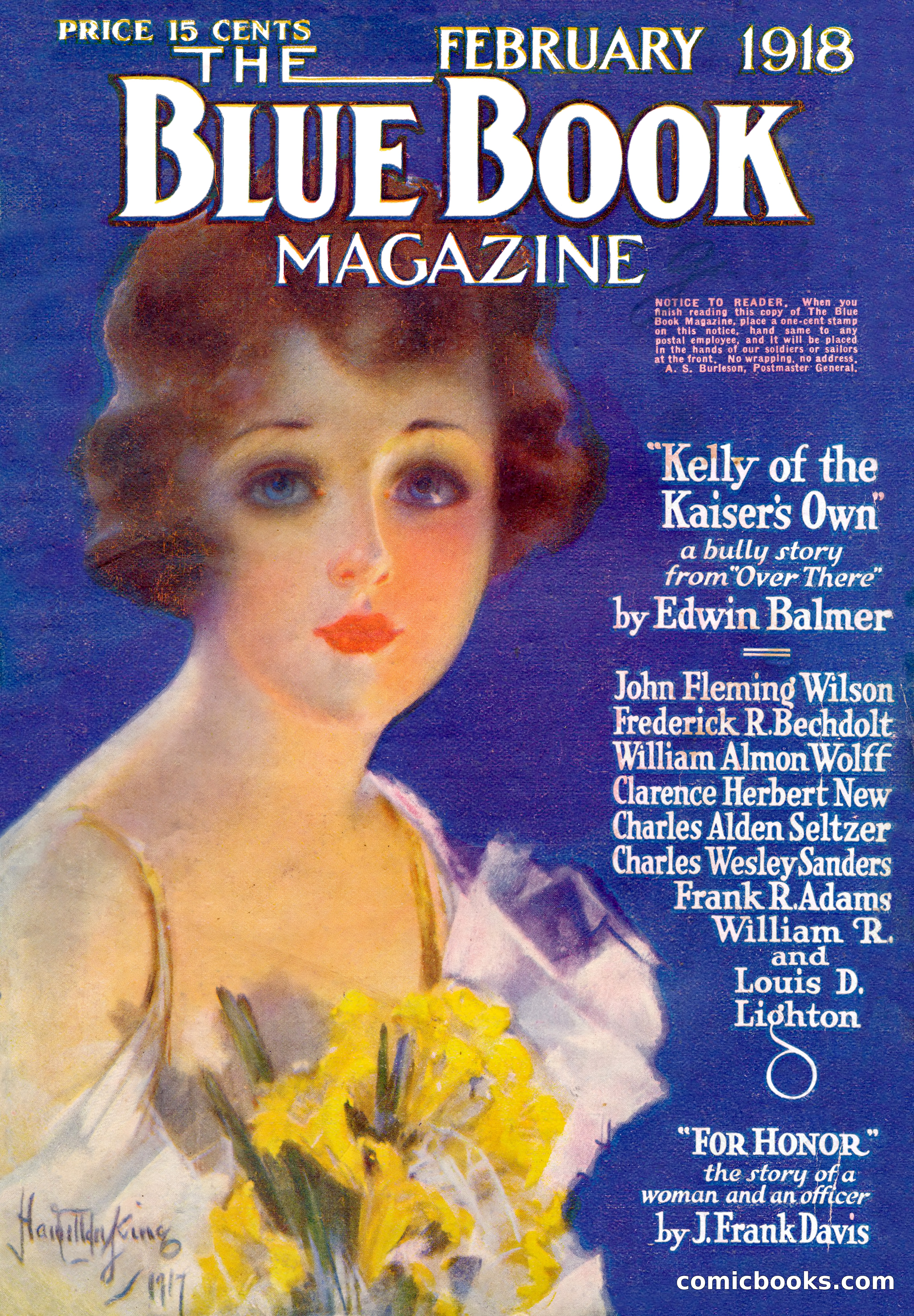 The Blue Book Magazine, February 1918 — page 1 of 204