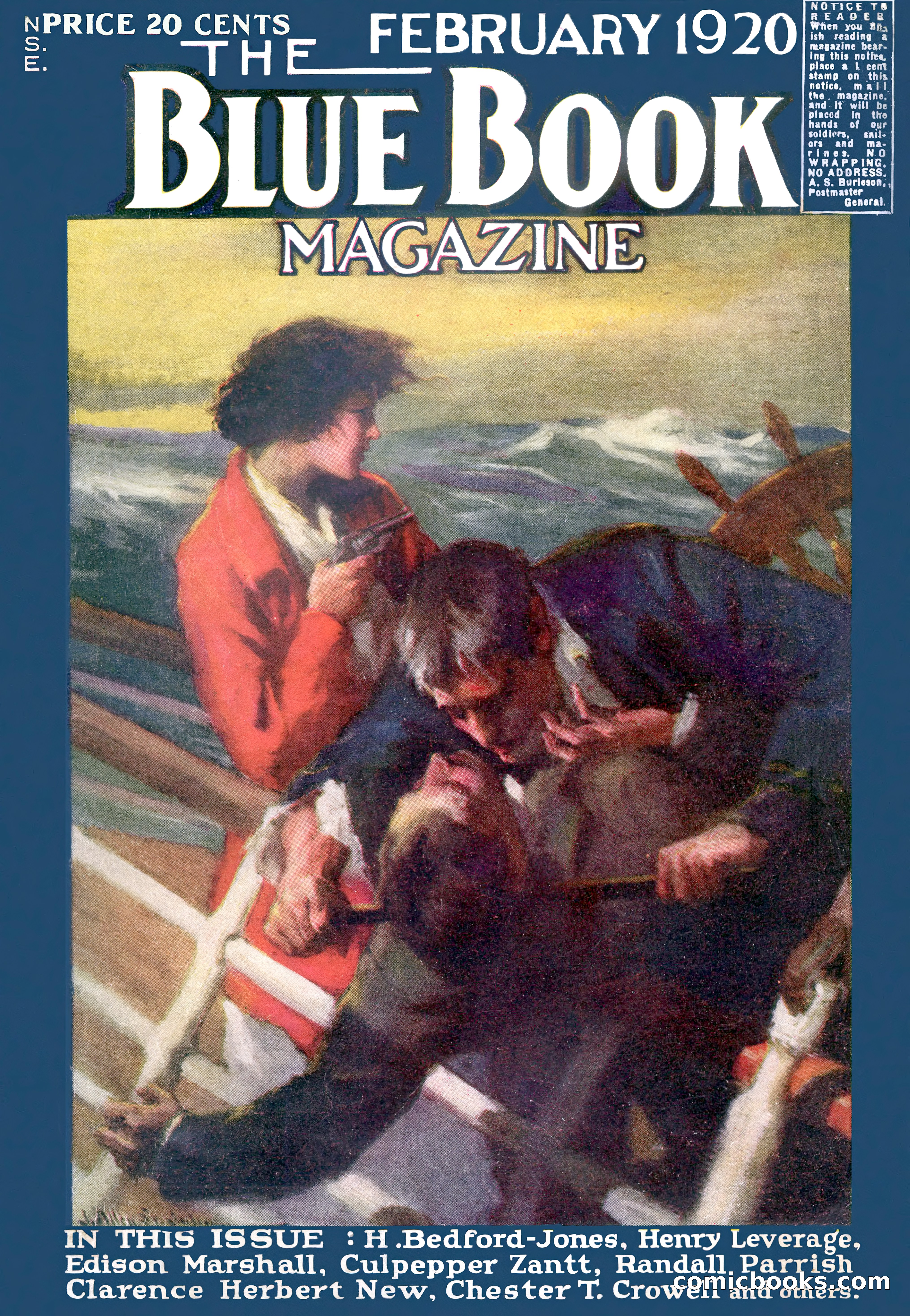 The Blue Book Magazine, February 1920 — page 1 of 210