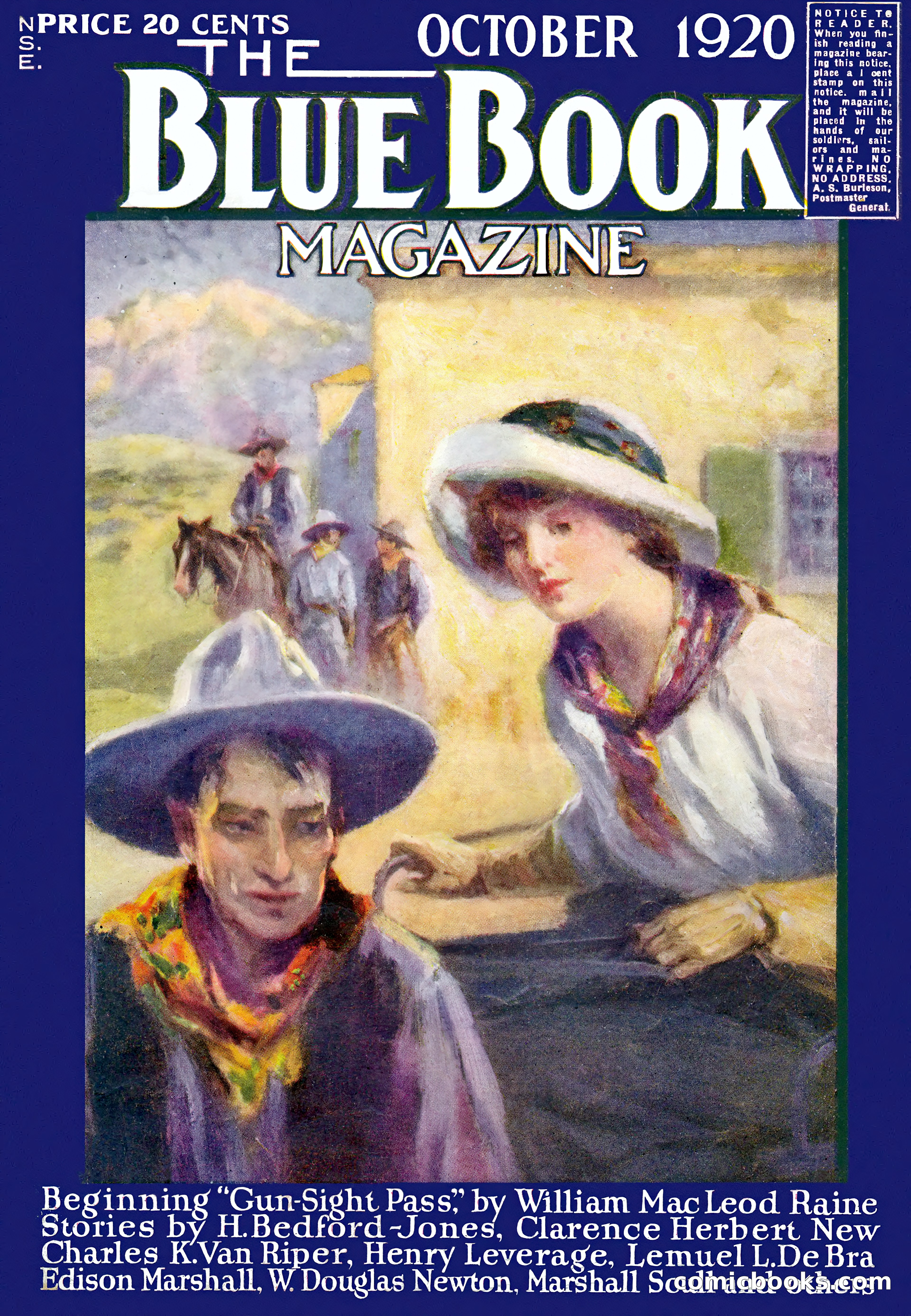 The Blue Book Magazine, October 1920 — page 1 of 212