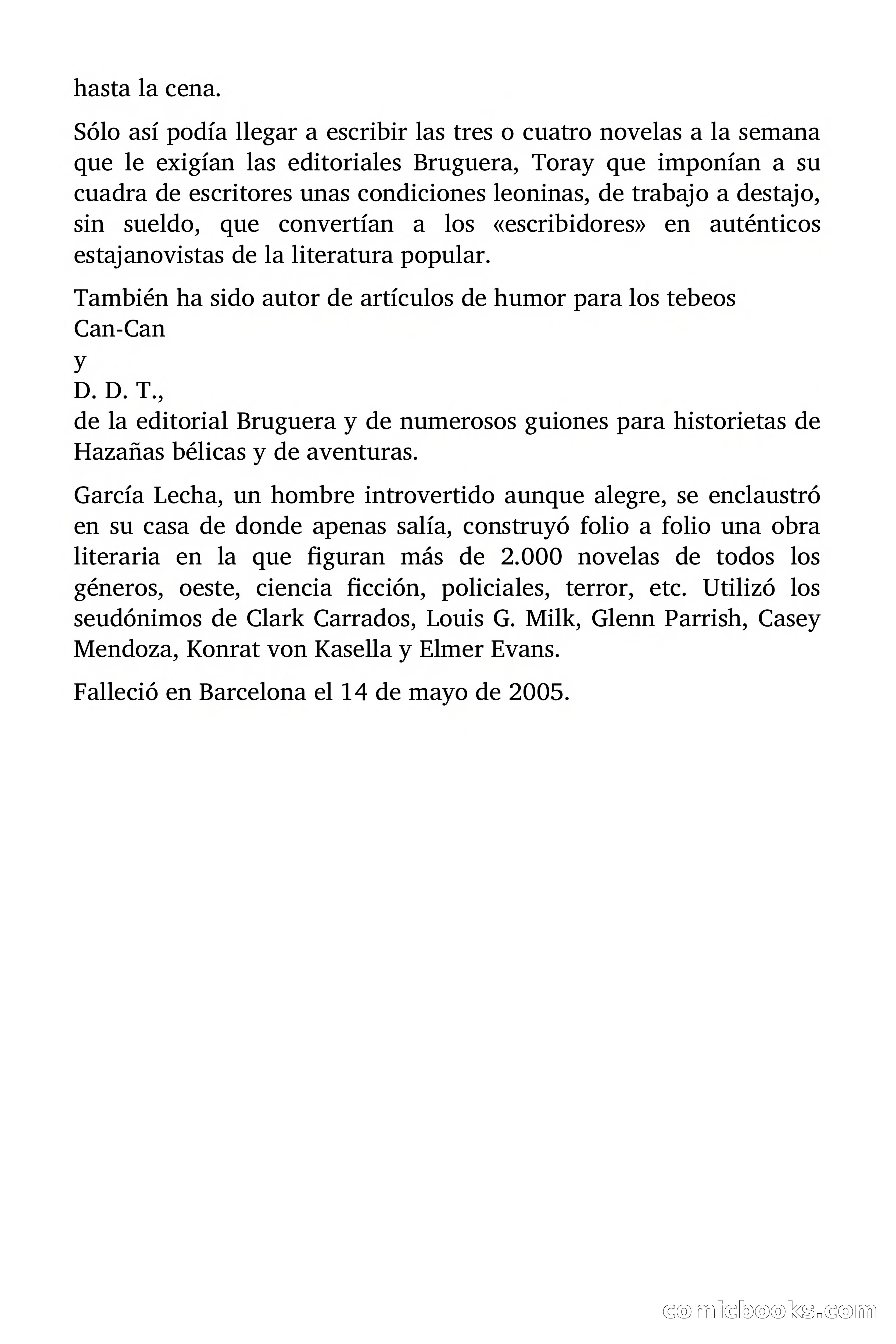 Selección Terror: Clark Carrados — page 95 of 95