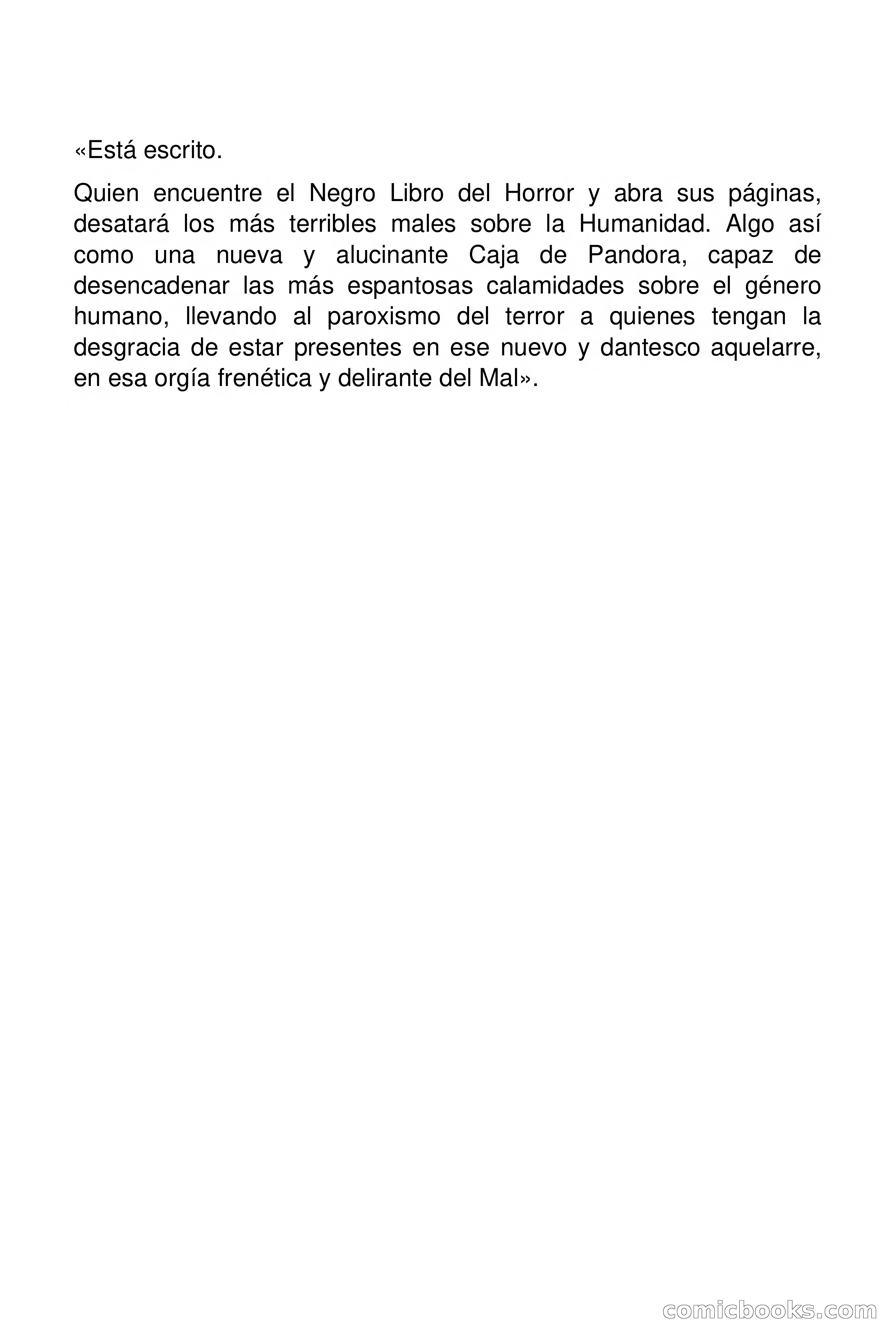 Selección Terror: El Negro Libro del Horror — page 2 of 88