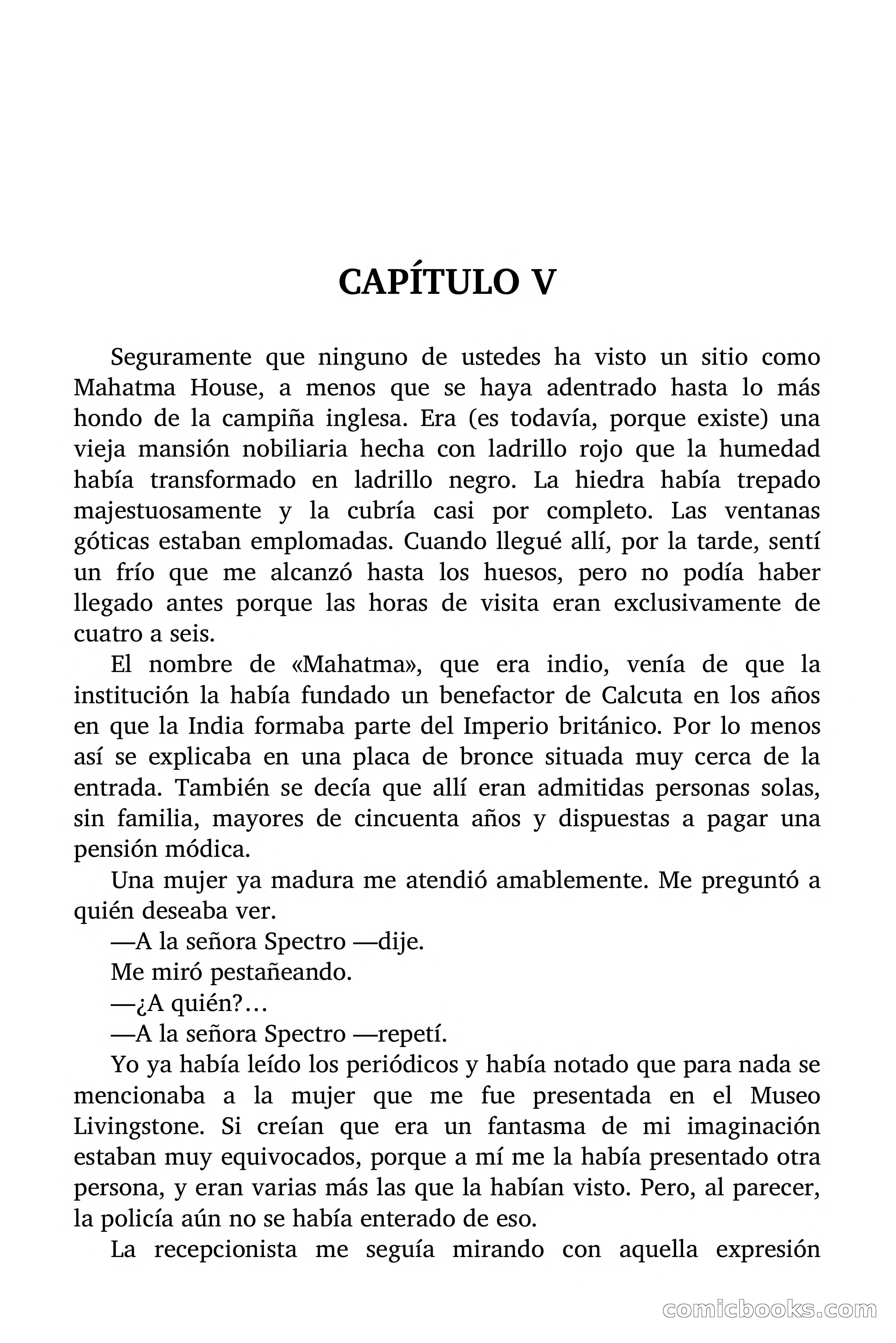 Selección Terror: El Honorable Matrimonio Spectro — page 28 of 103