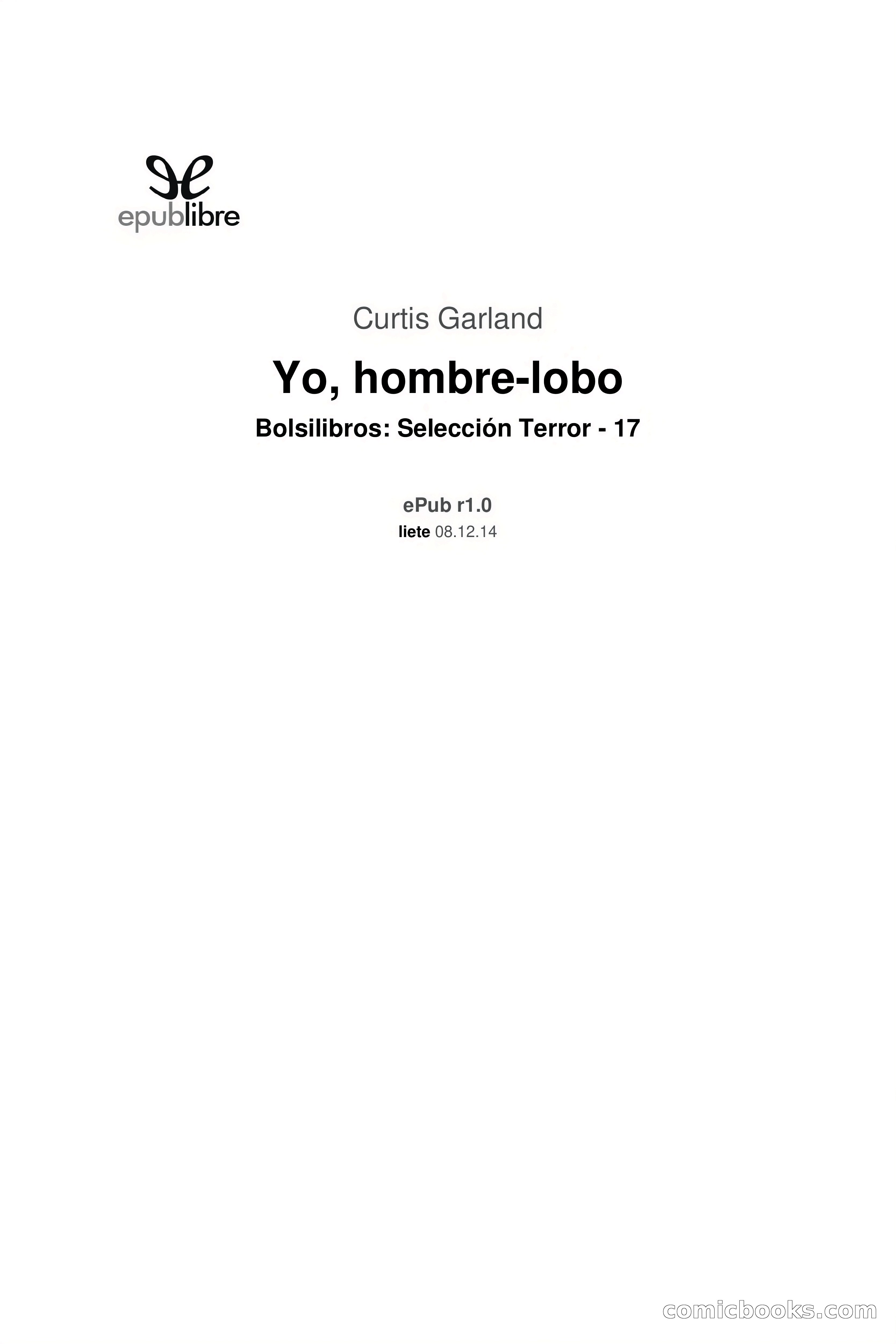 Selección Terror: Yo, hombre-lobo — page 3 of 95