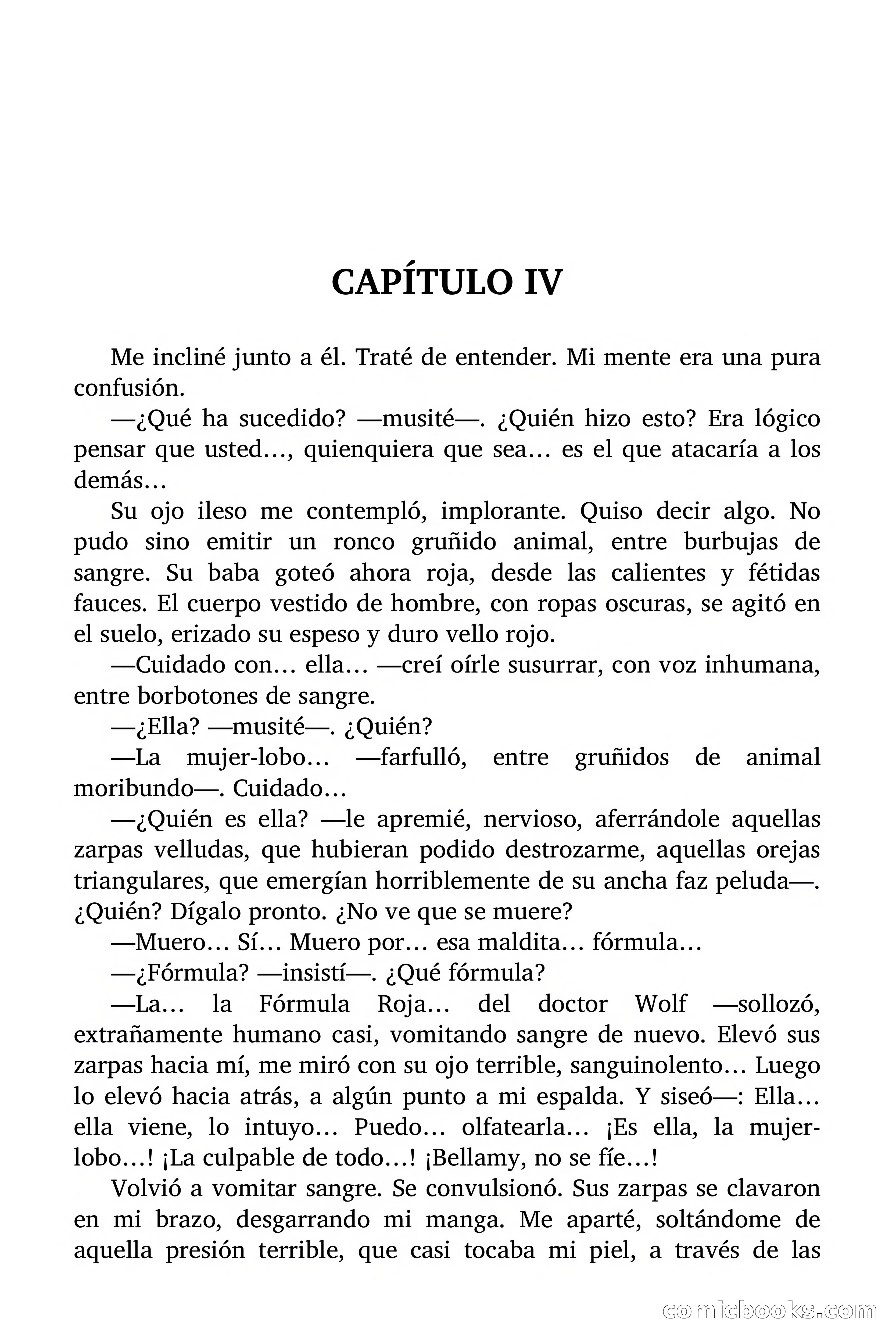 Selección Terror: Yo, hombre-lobo — page 42 of 95