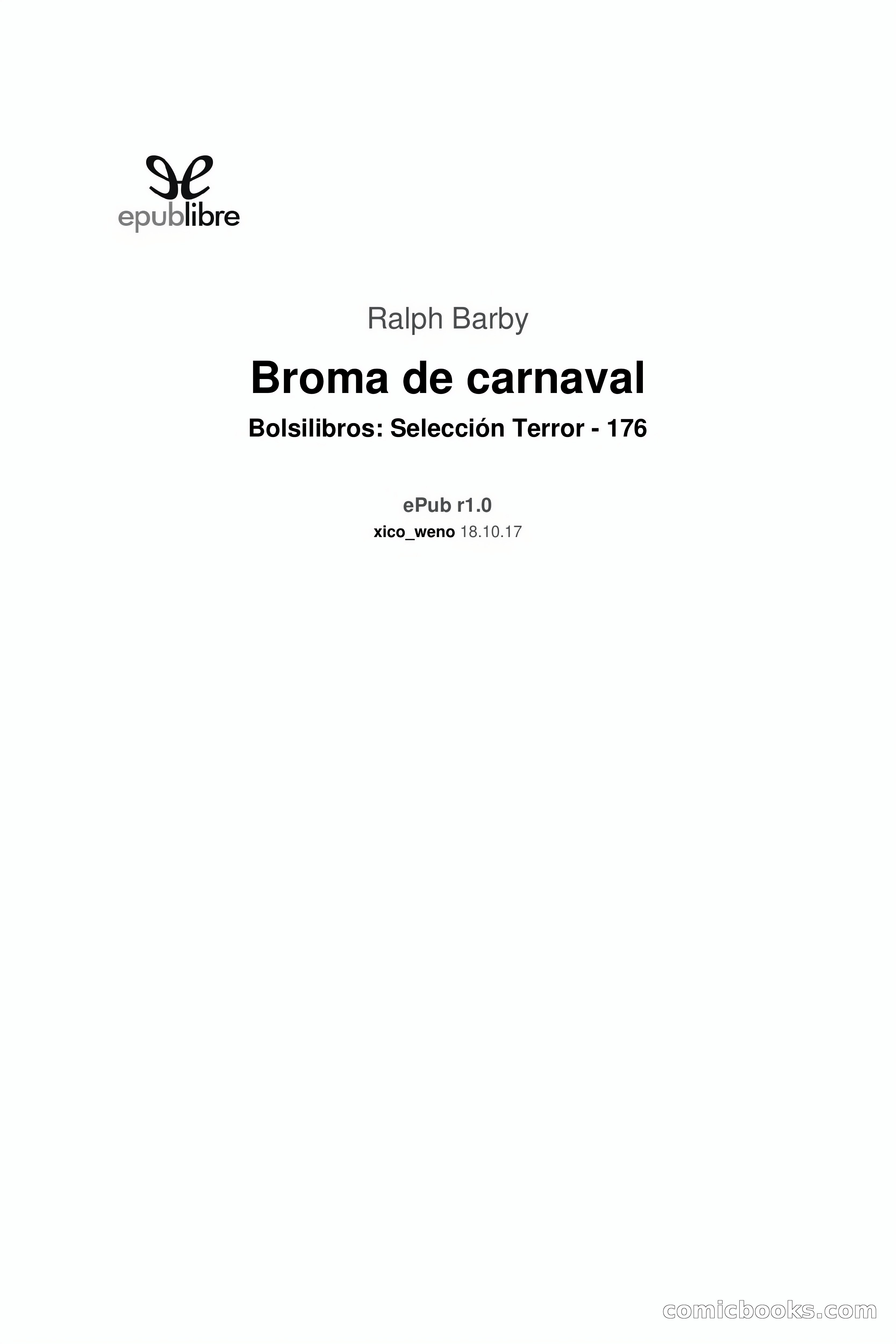 Selección Terror: Broma de Carnaval — page 3 of 88