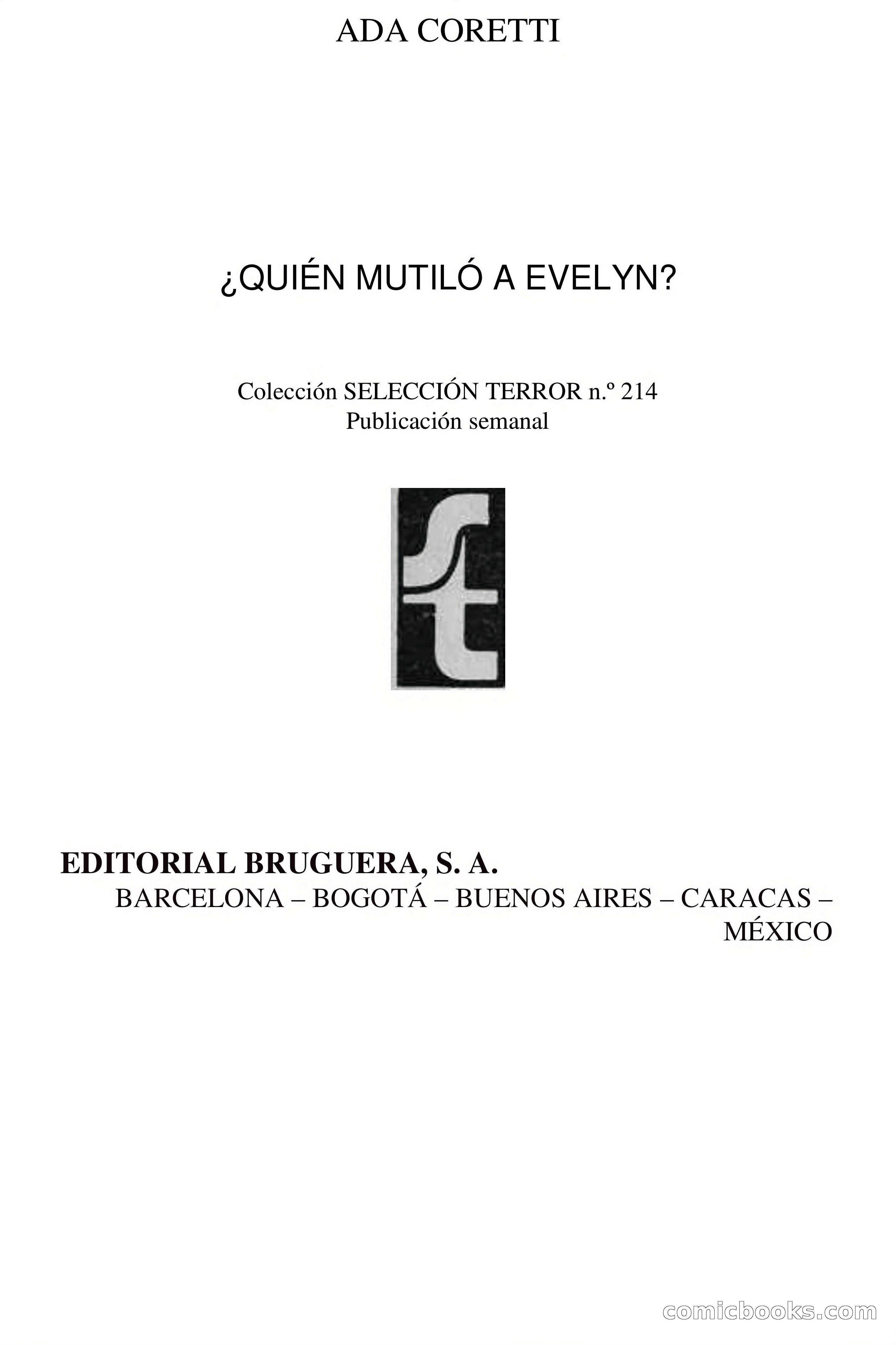 Selección Terror: ¿Quién mutiló a Evelyn? — page 4 of 63