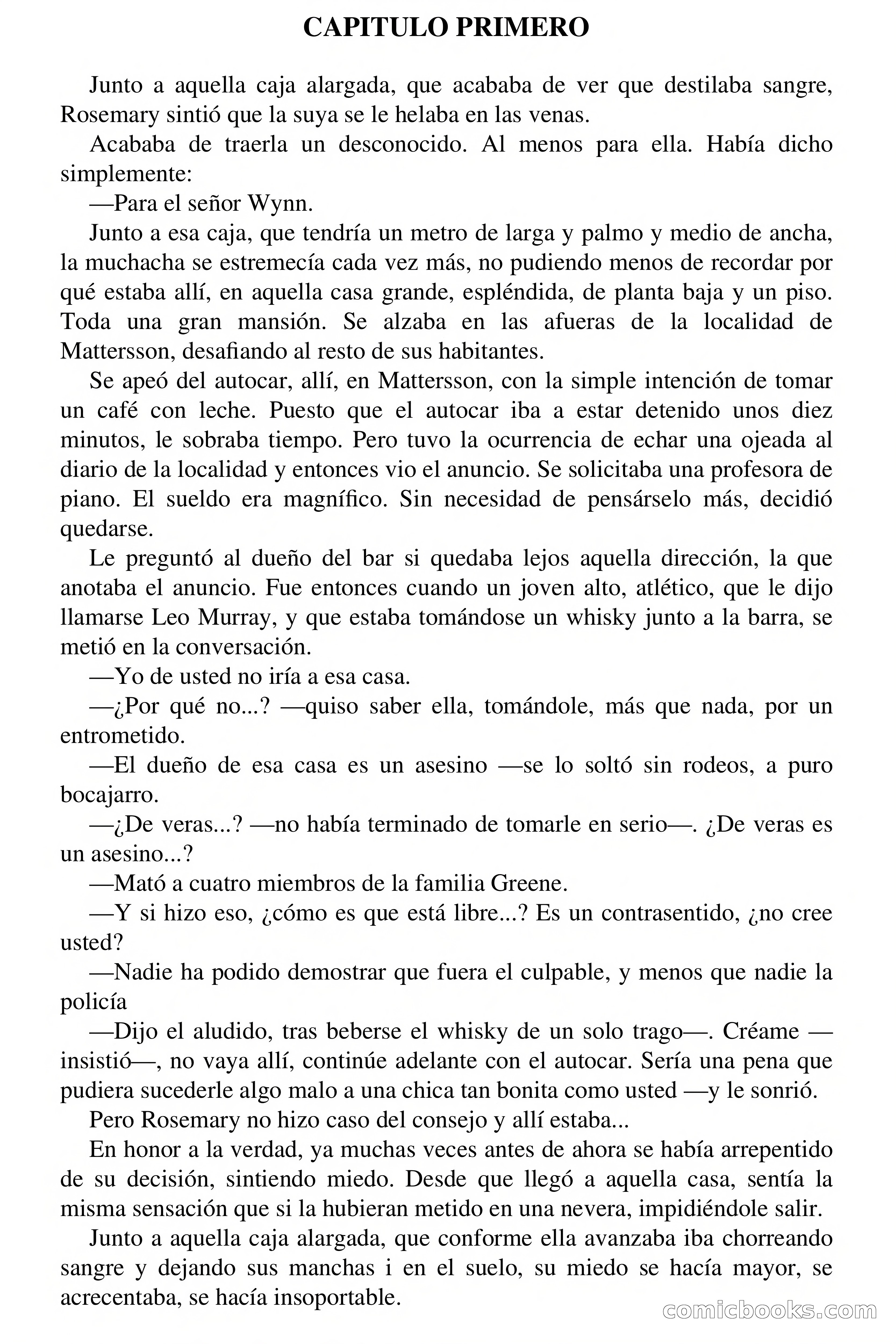 Selección Terror: ¿Quién mutiló a Evelyn? — page 6 of 63