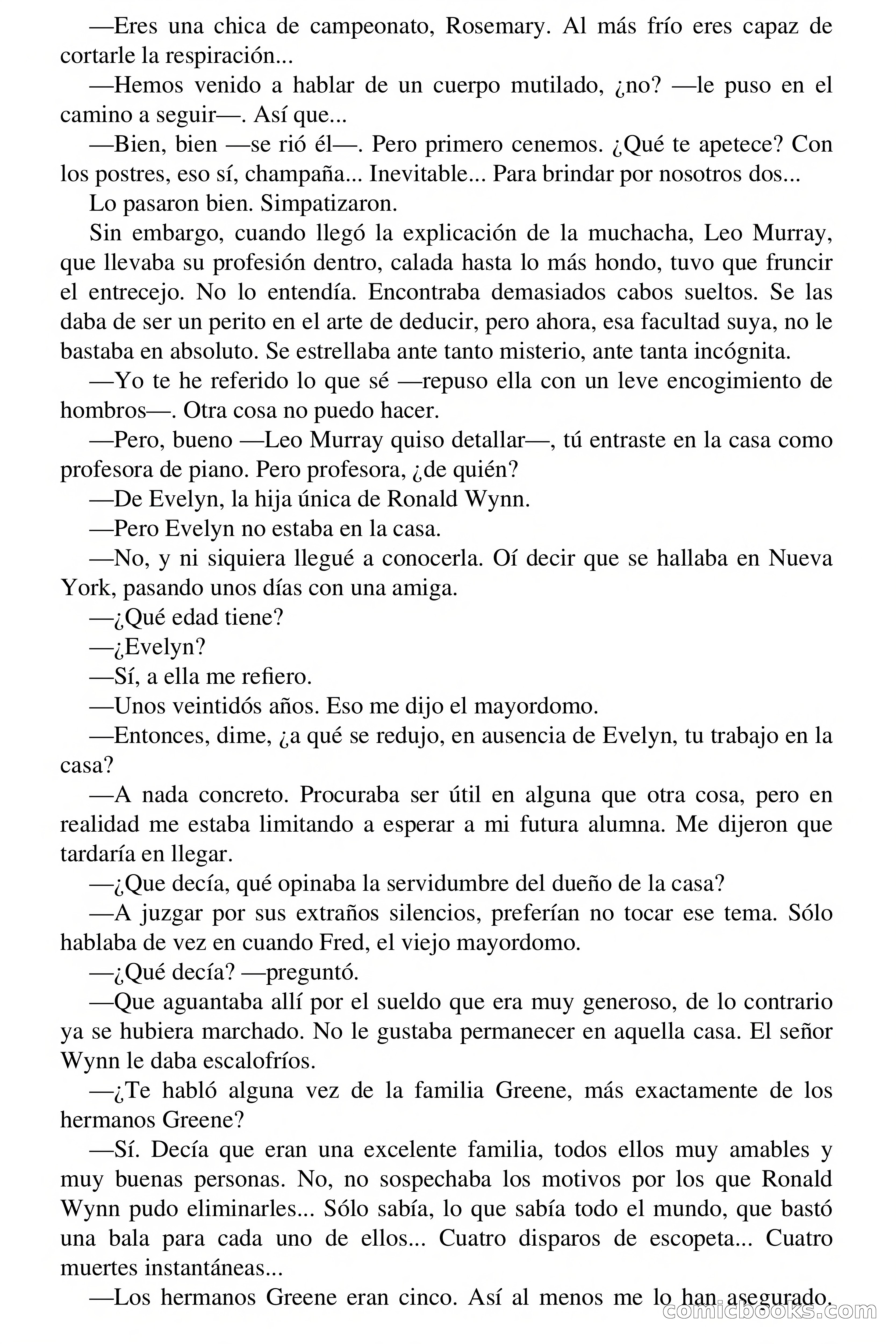 Selección Terror: ¿Quién mutiló a Evelyn? — page 9 of 63