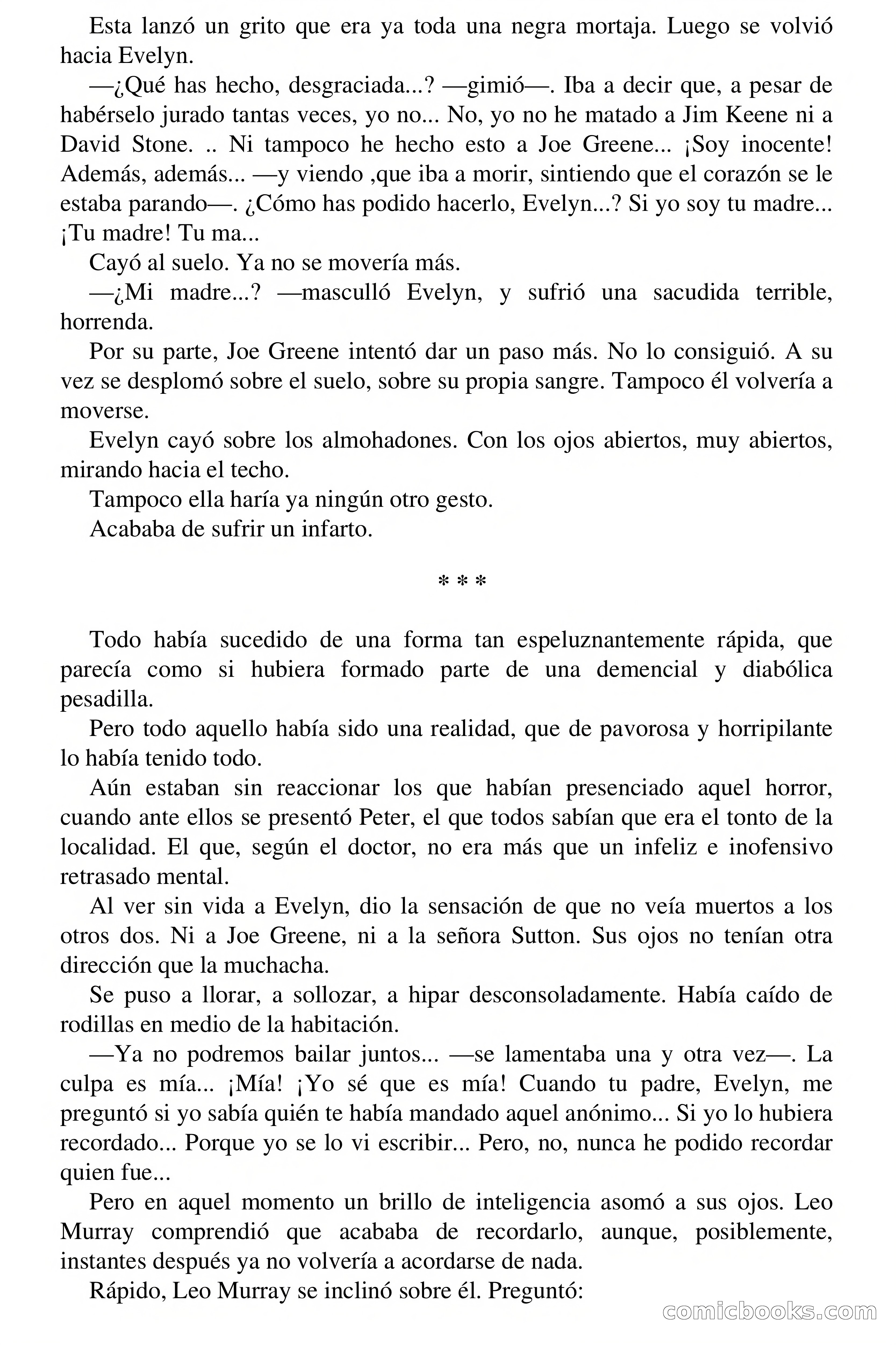 Selección Terror: ¿Quién mutiló a Evelyn? — page 51 of 63
