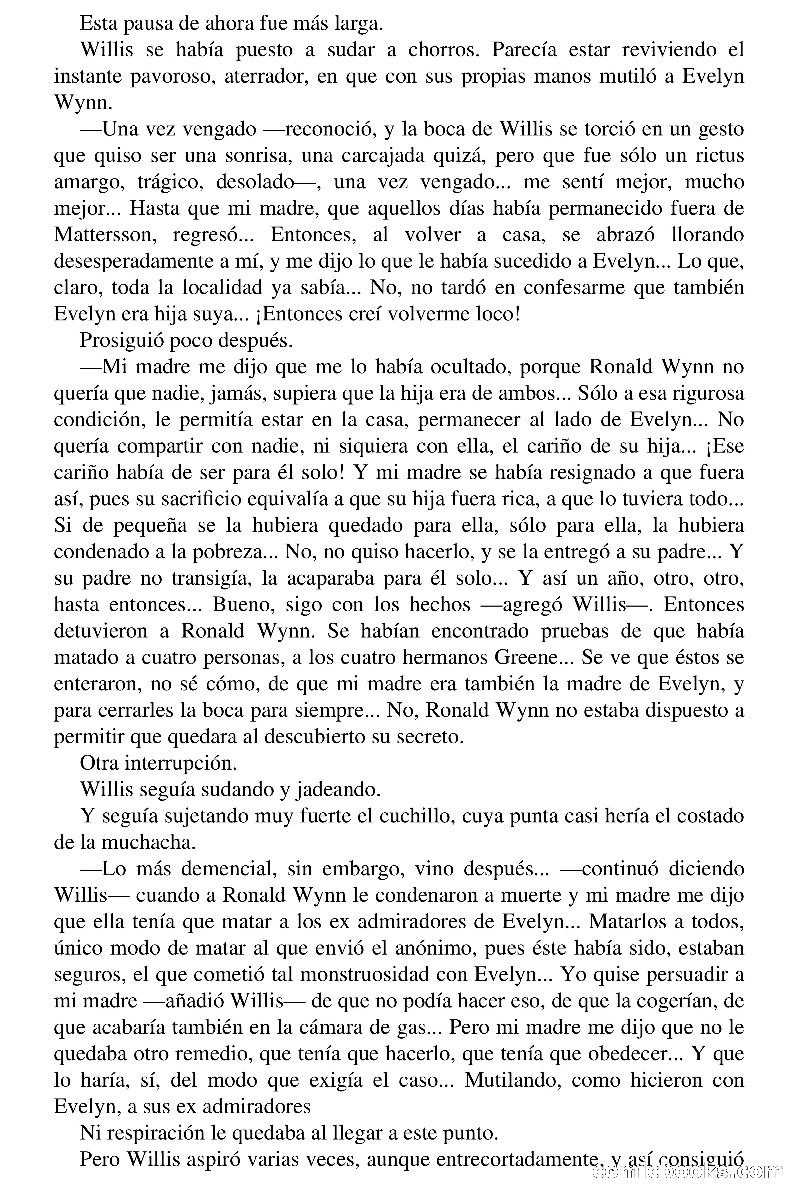 Selección Terror: ¿Quién mutiló a Evelyn? — page 58 of 63