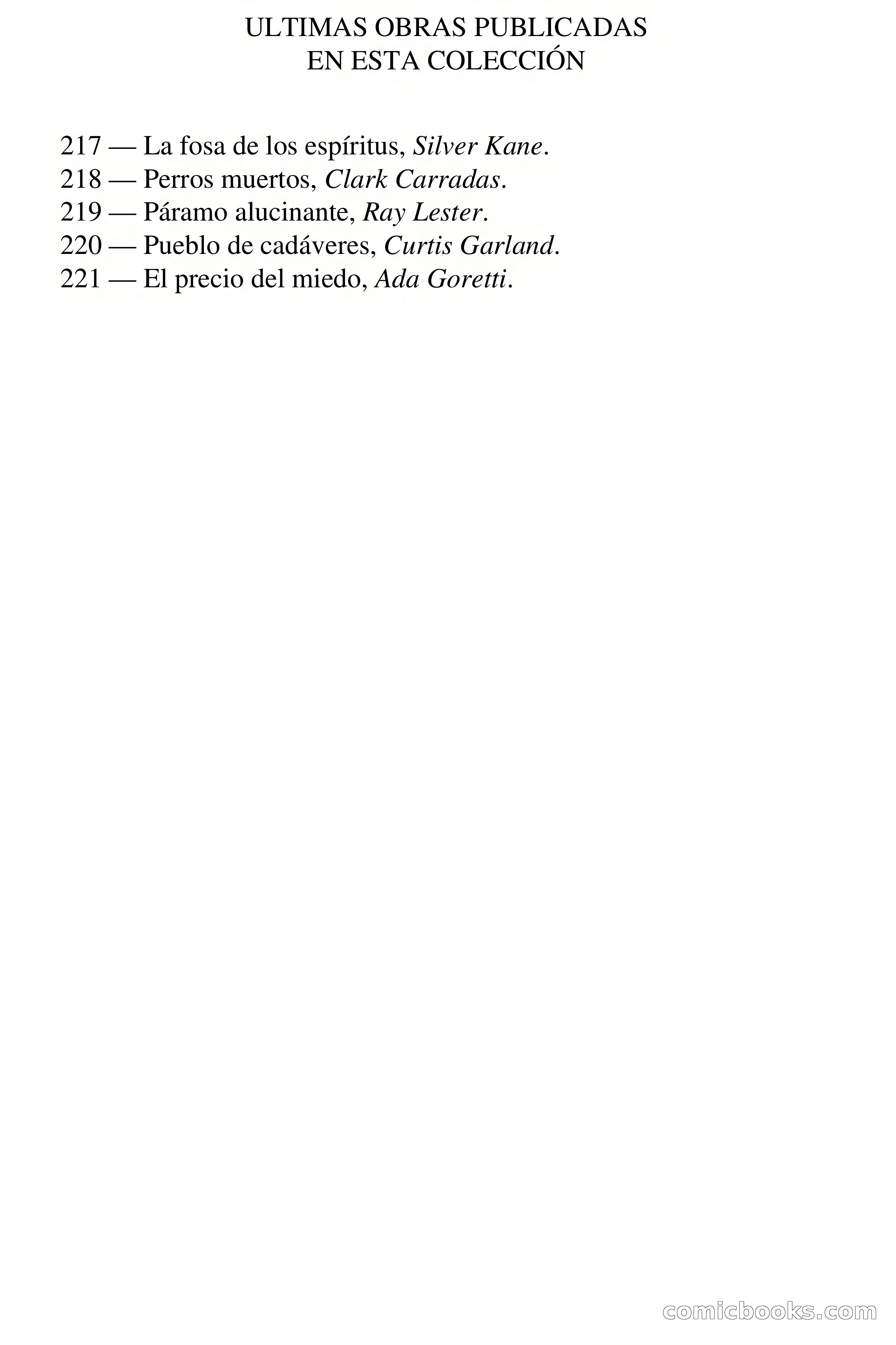 Selección Terror: Un Diablo Suelto — page 3 of 73