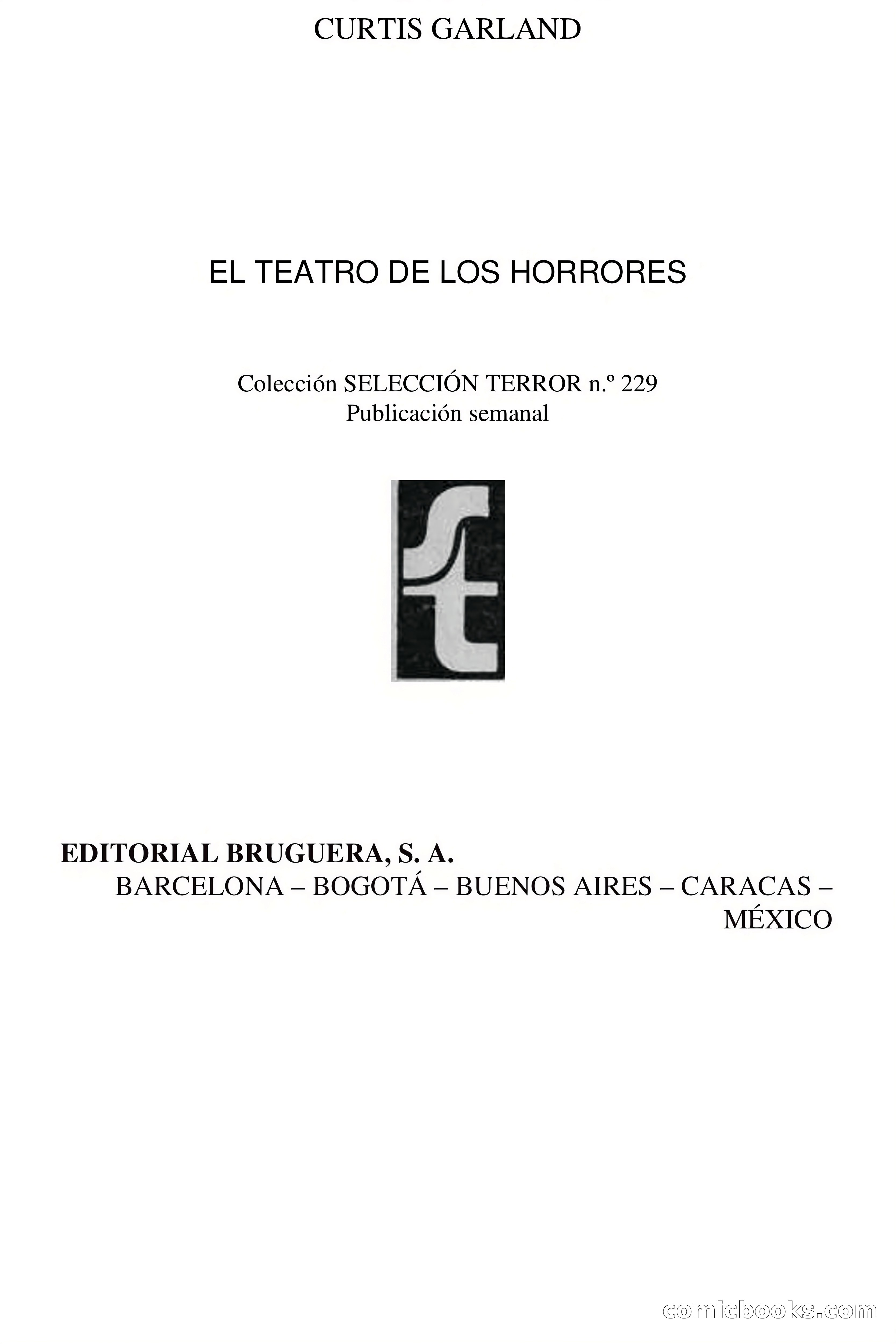 Selección Terror: El Teatro de los Horrores — page 4 of 66