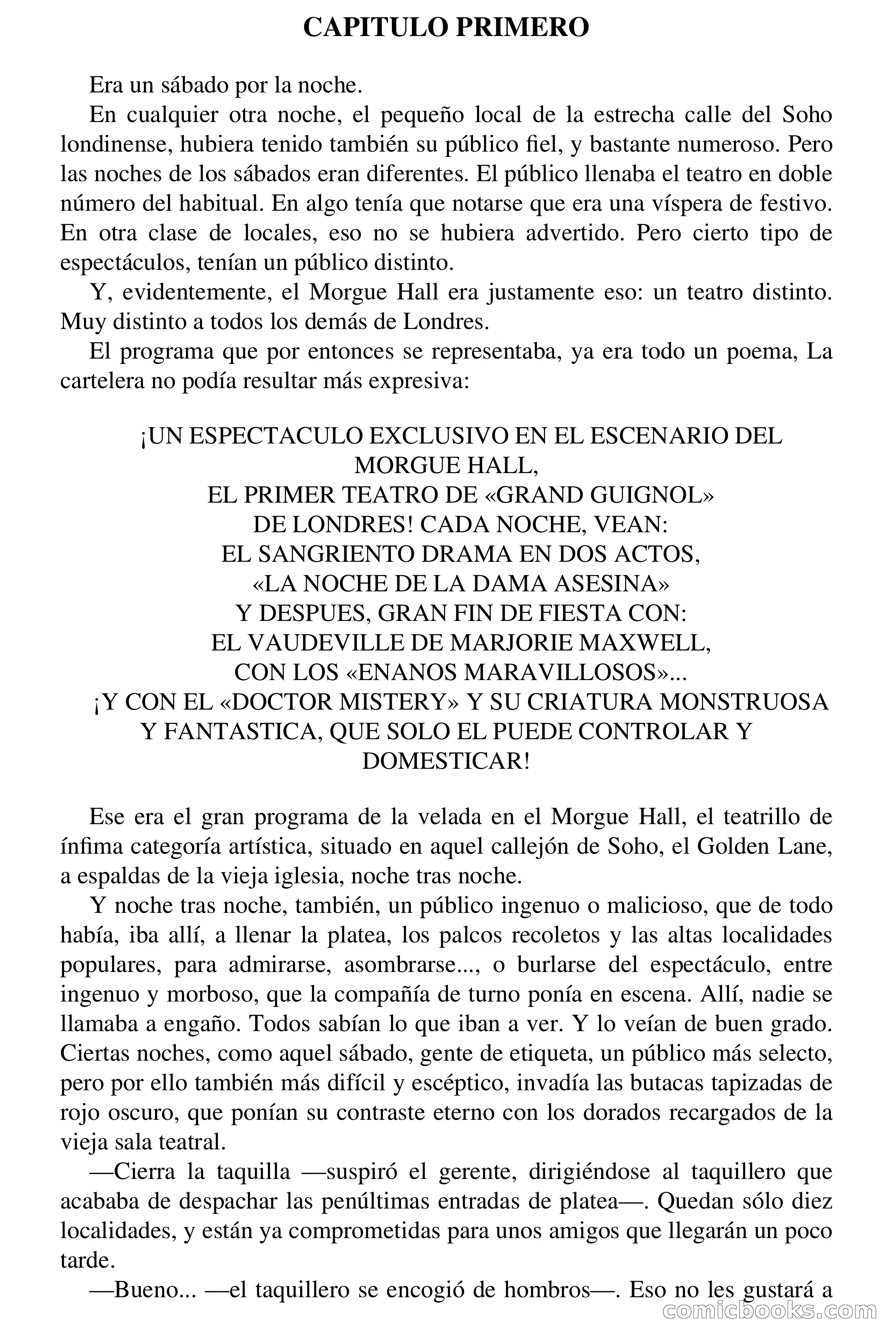 Selección Terror: El Teatro de los Horrores — page 6 of 66