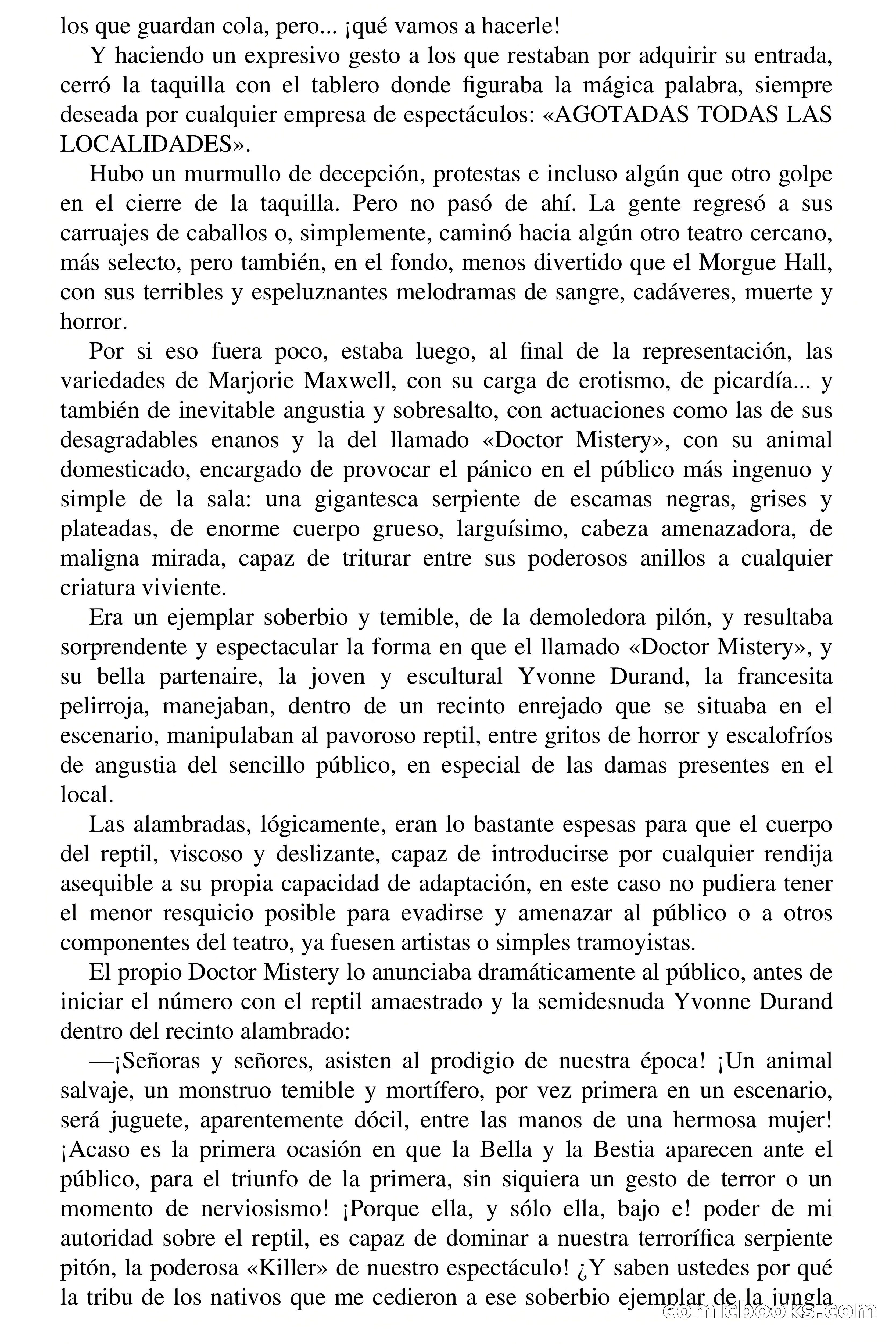 Selección Terror: El Teatro de los Horrores — page 7 of 66