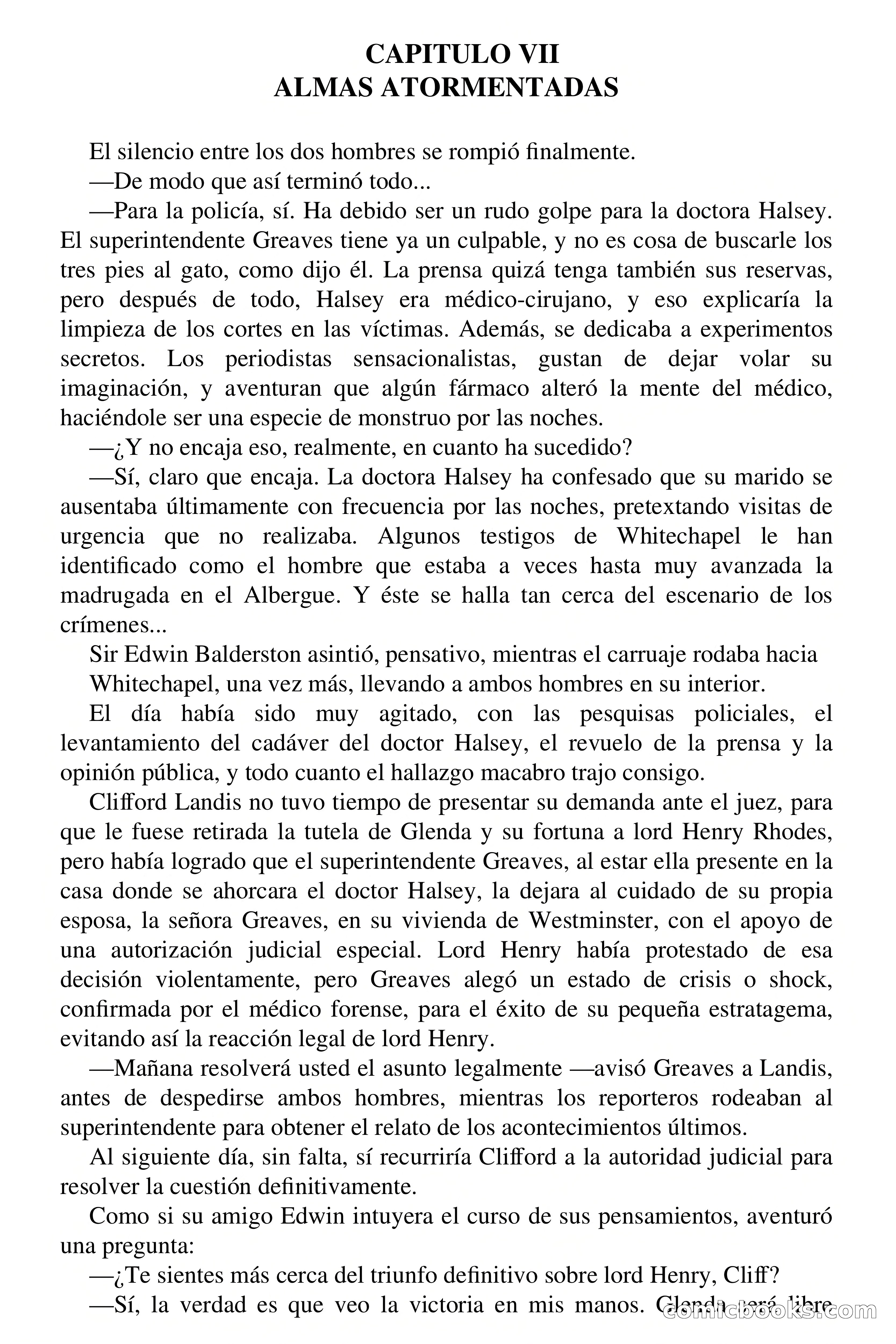 Selección Terror: Curtis Garland - Londres, 1888 — page 53 of 71