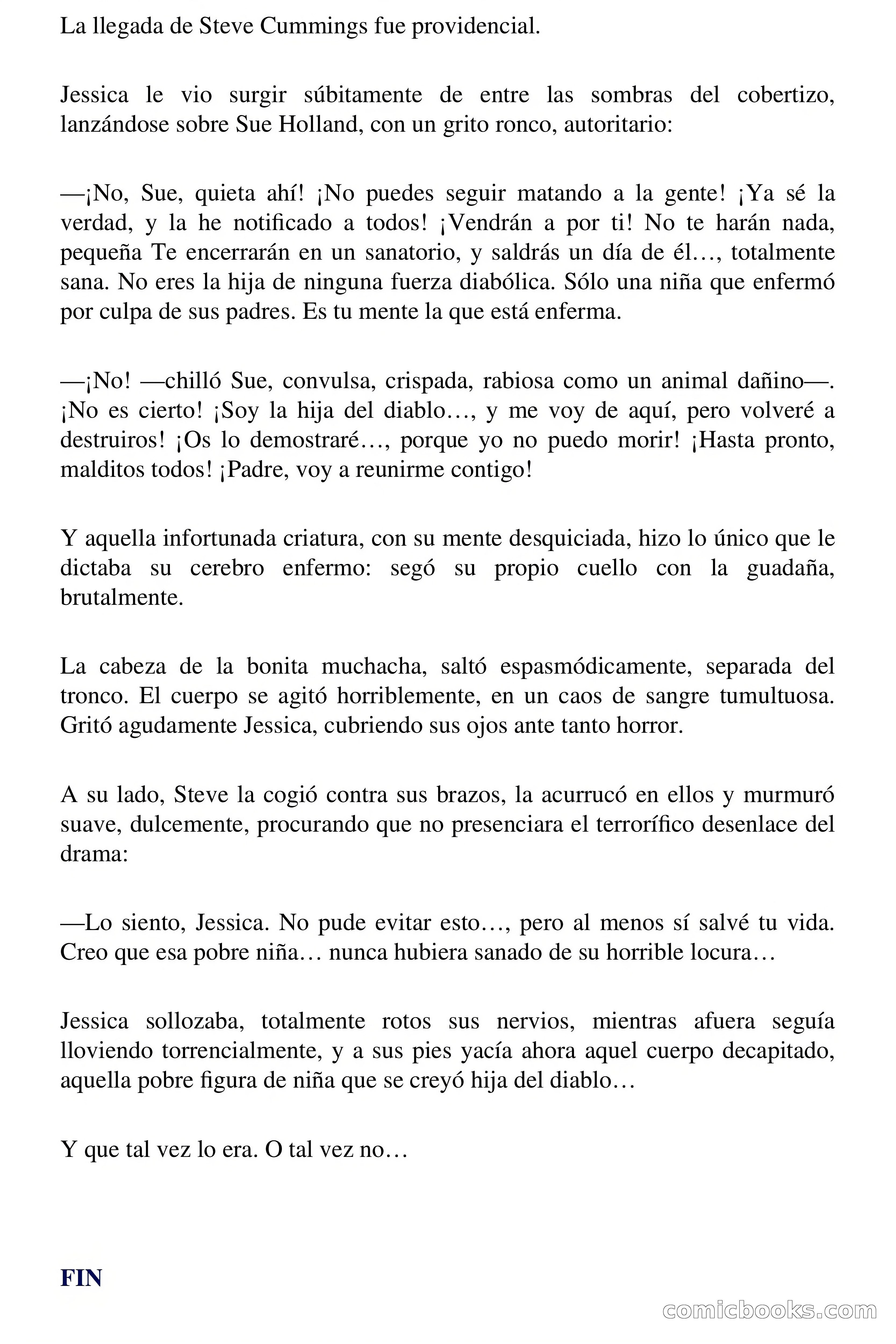 Selección Terror: Hija de las tinieblas — page 88 of 88