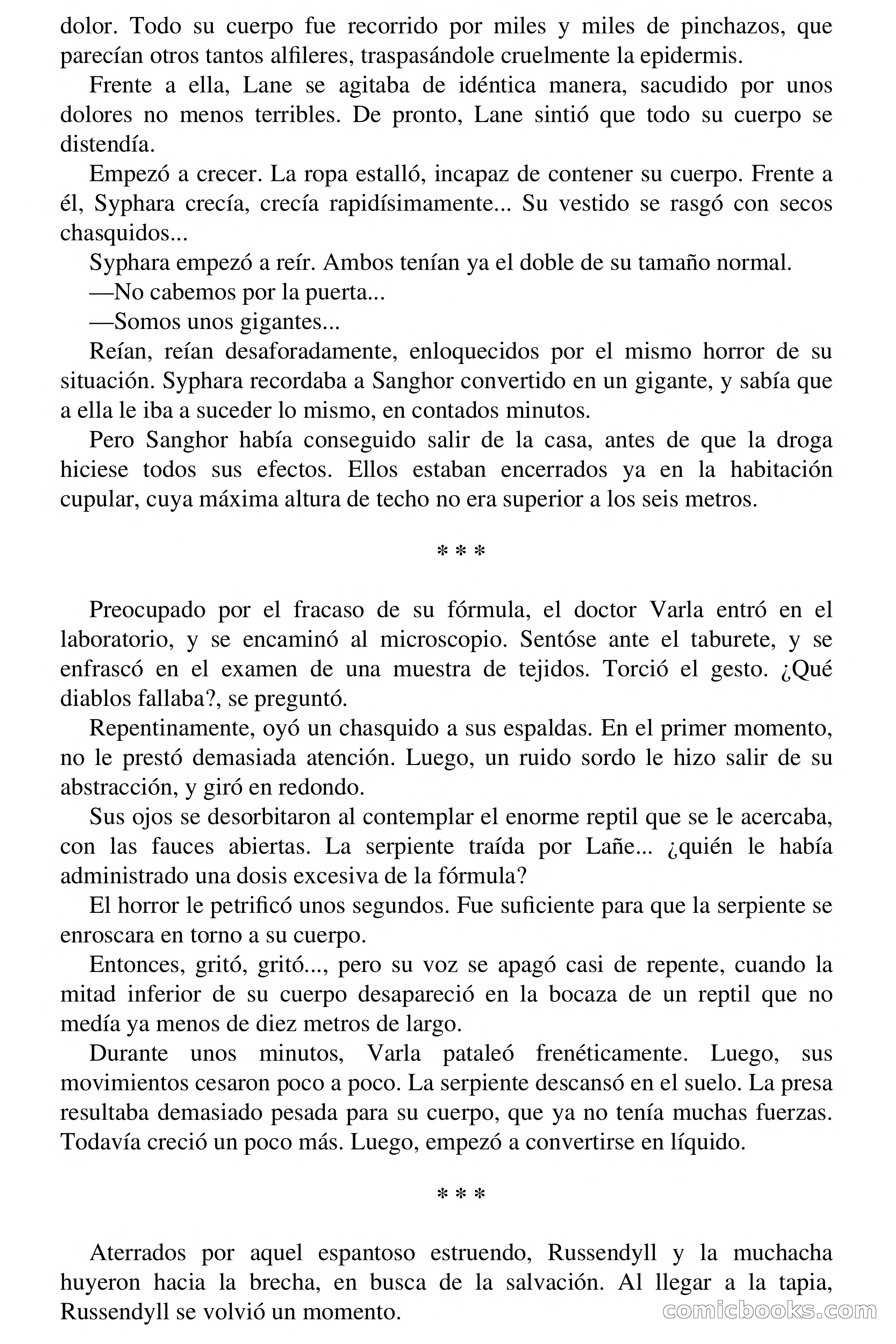 Selección Terror: La Casa de las Serpientes — page 71 of 73